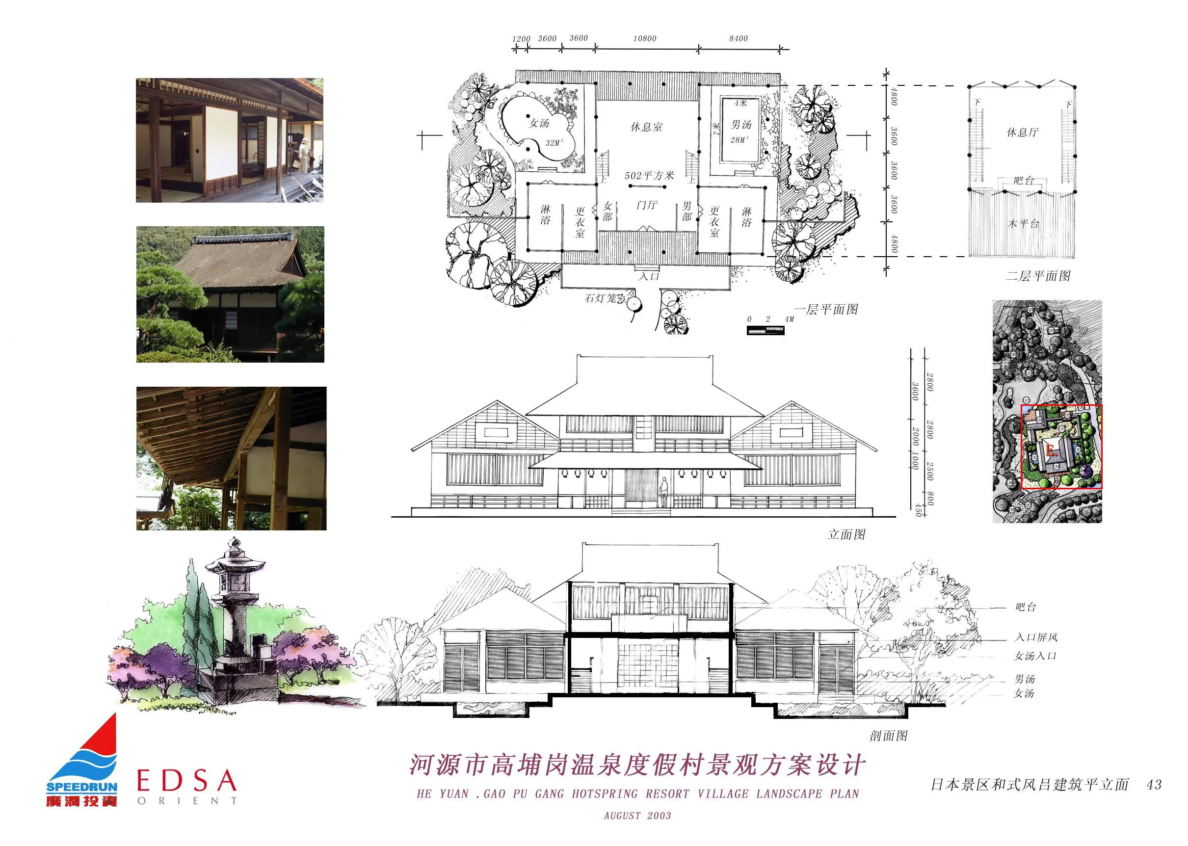 【手绘案例】河源温泉度假村