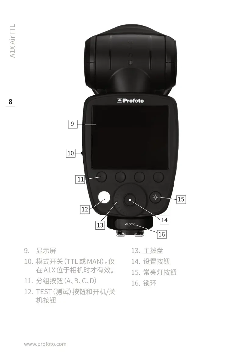 保富图profoto a1x - 中文说明书