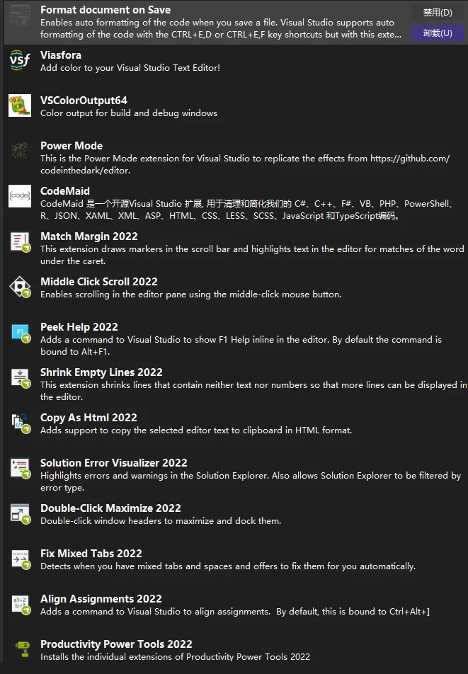 Visual studio 2022 