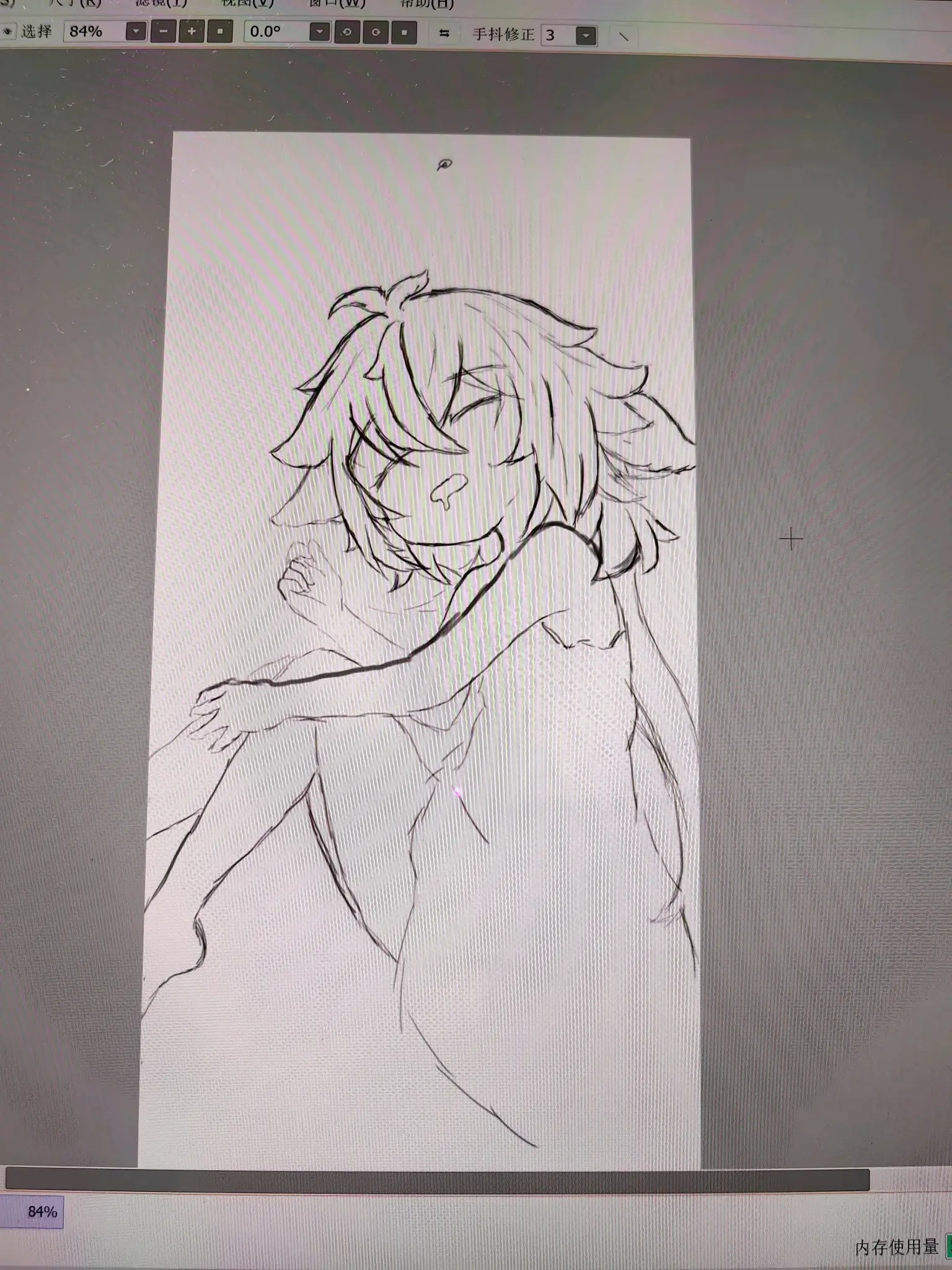 耗时六天,手绘抱枕图,完工.