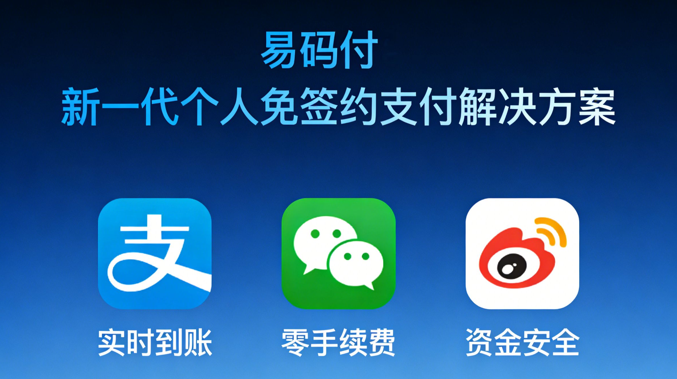 易码付：新一代个人免签约支付解决方案