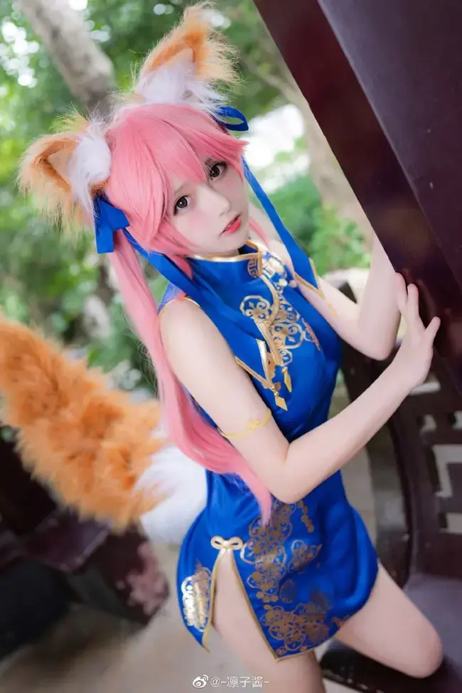 【cos正片】fate extra 玉藻前旗袍cos cn凛子酱 - 哔哩哔哩