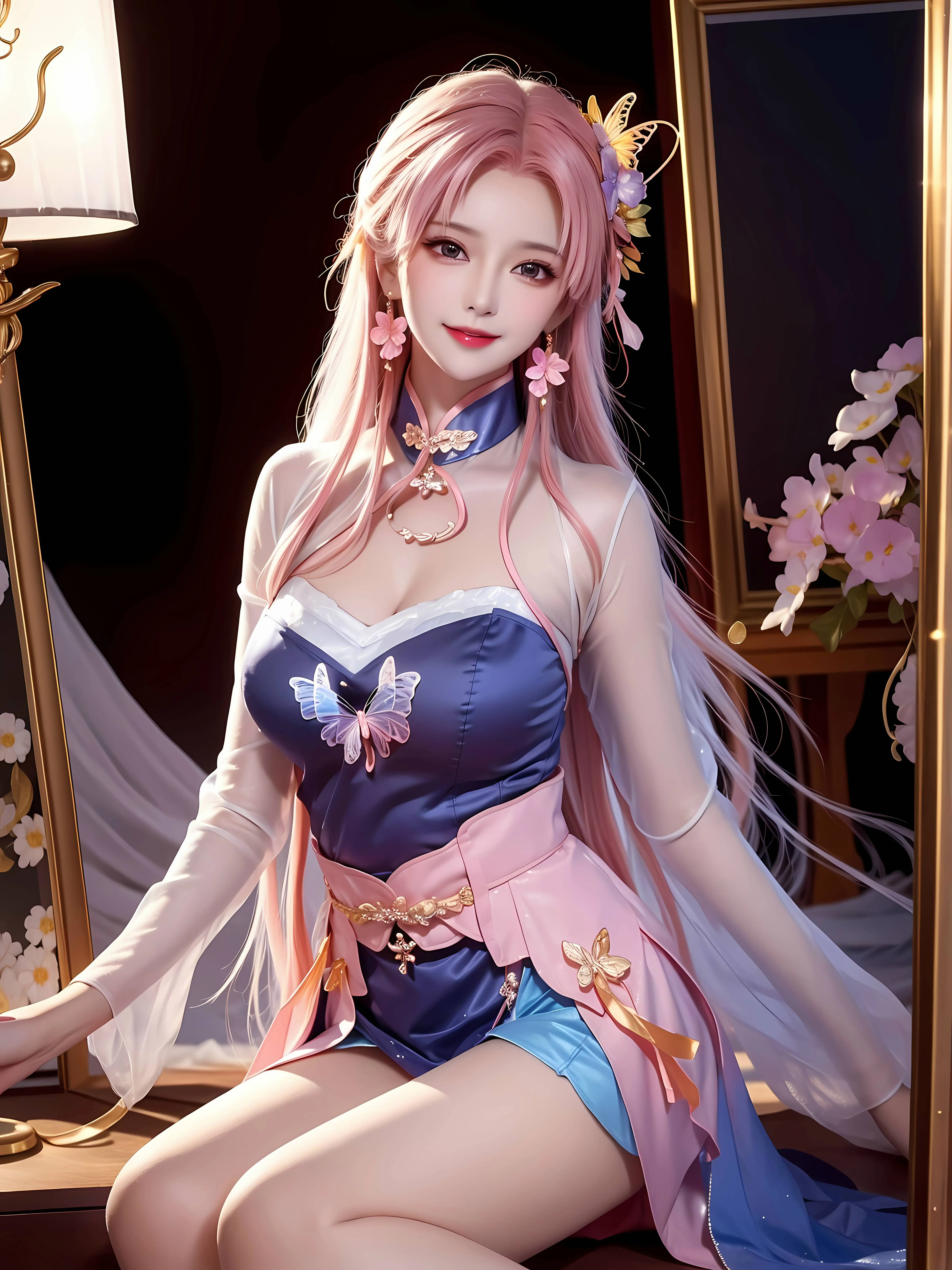 国漫王者王昭君乞巧织情ai图集绘画二次元手机电脑高清壁纸