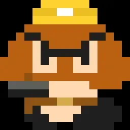 创作家板栗仔的像素形态(smb1)注:该专栏内所有的图像全由本专栏作者