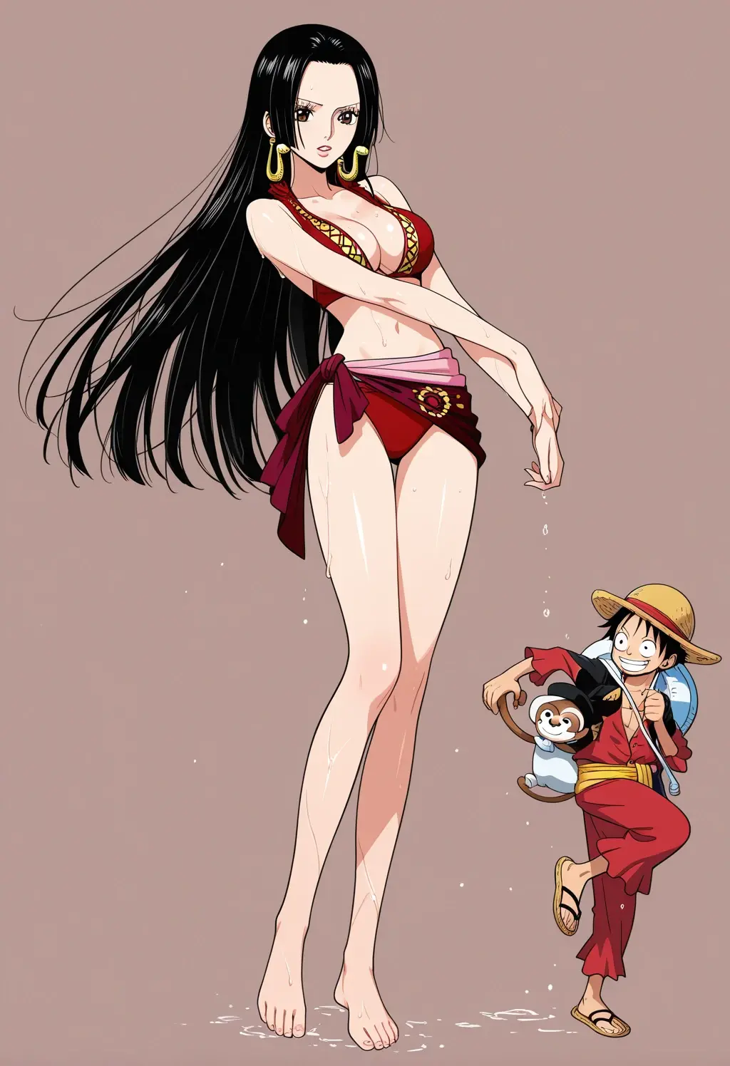 女帝泳装图,无不良引导