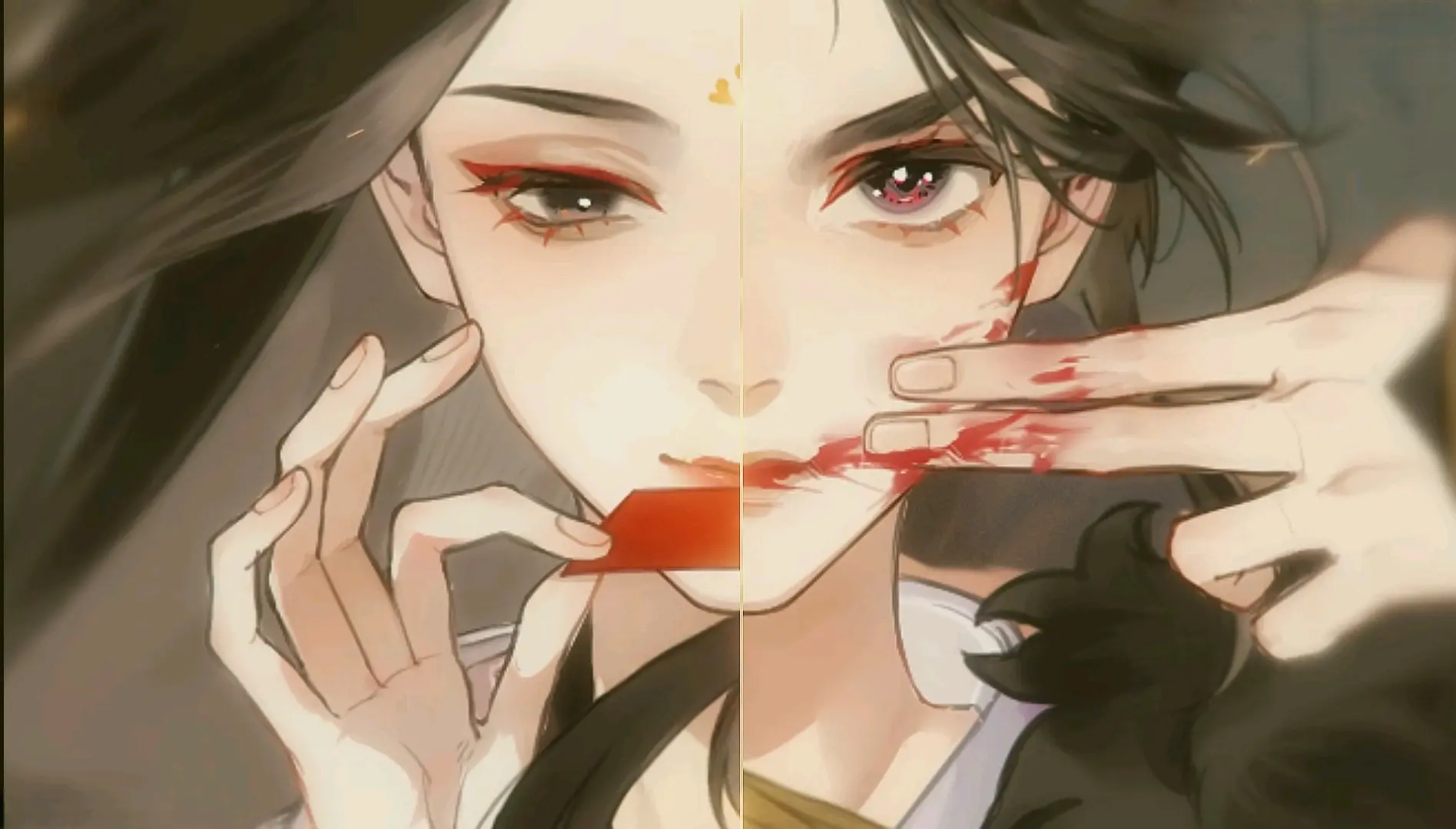 《木兰行》中的花木兰美图