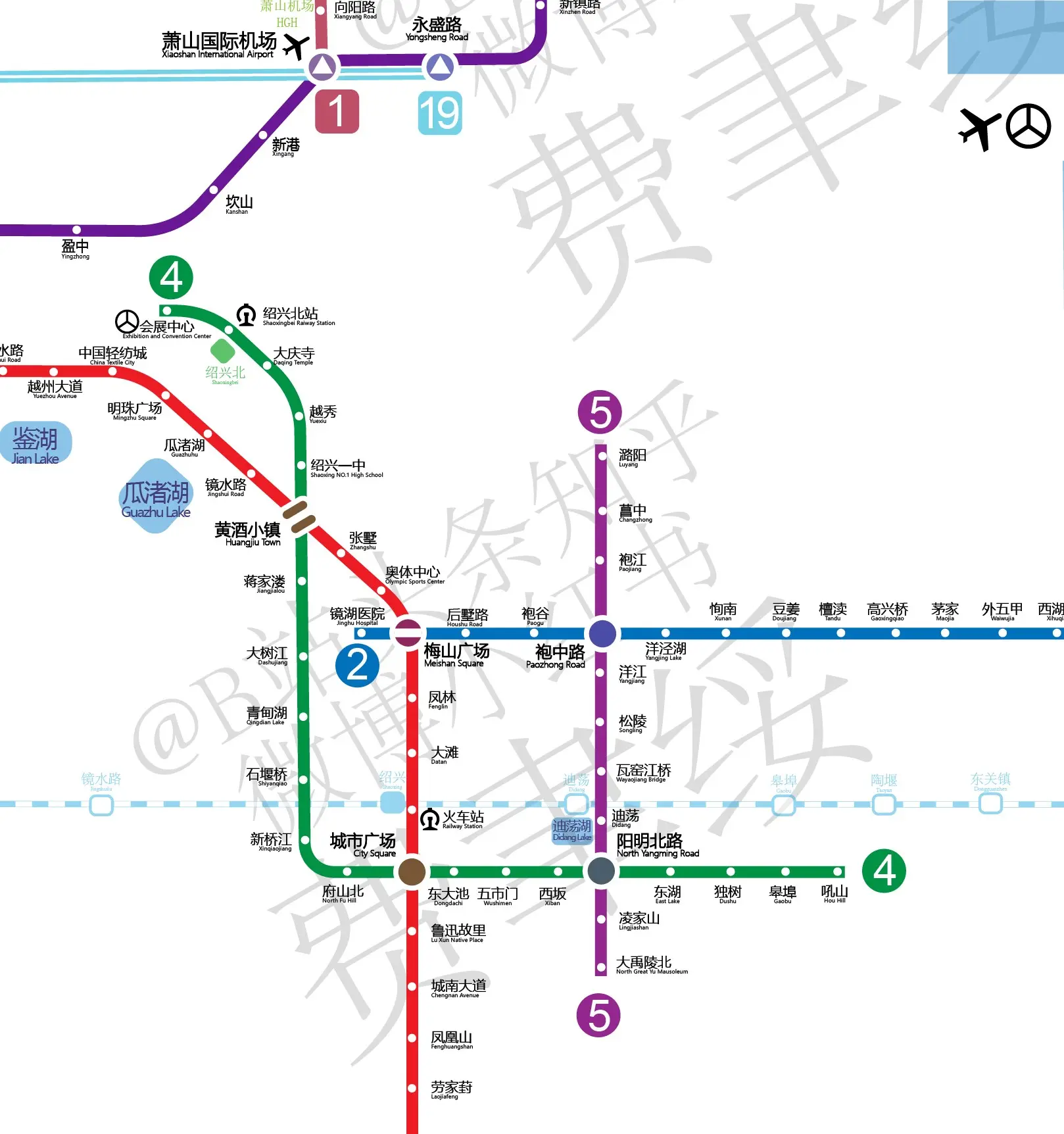 绍兴地铁8号线规划图图片