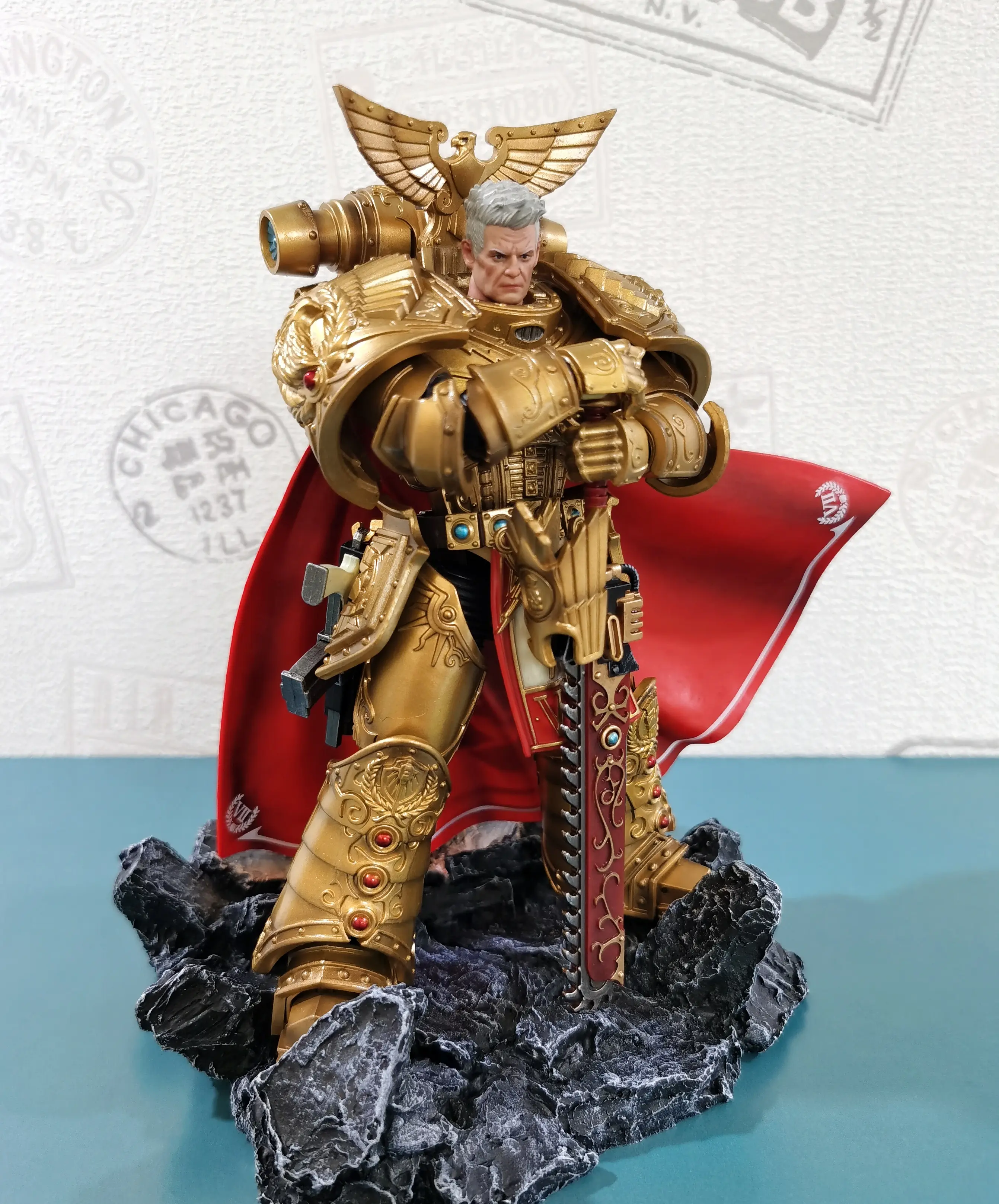 【战锤40k 暗源】帝国之拳原体 罗格-多恩&灰骑士至高大导师 迪亚哥