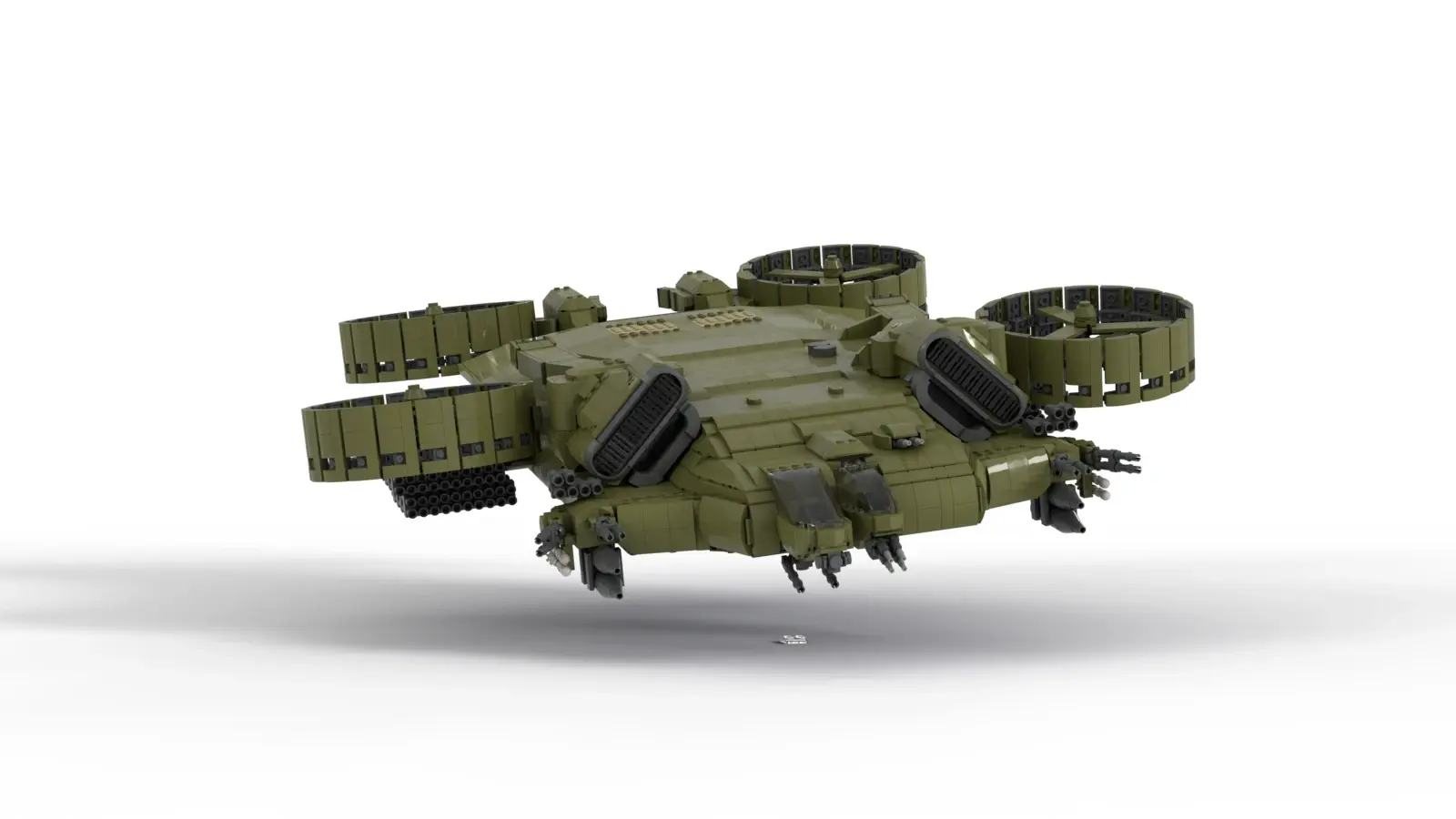 【乐高moc】阿凡达 c-21龙式攻击艇