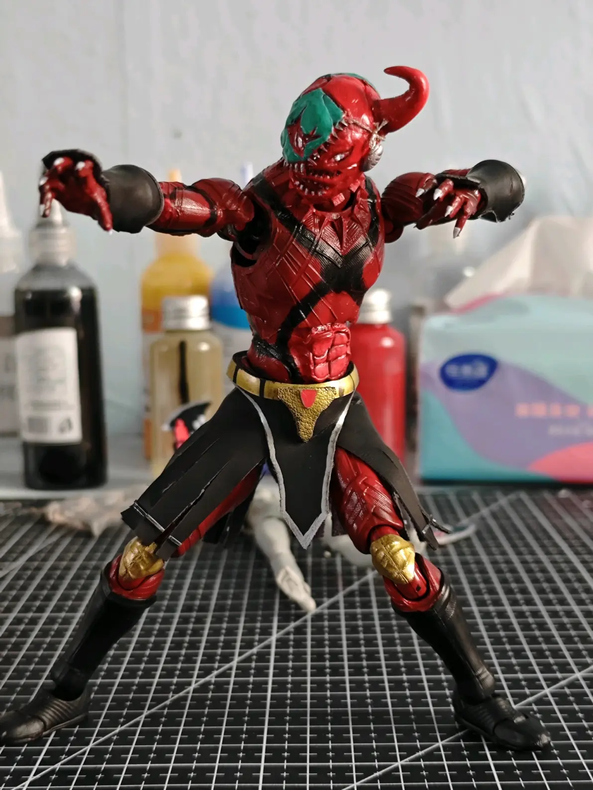 自制铠甲勇士刑天幽冥魔