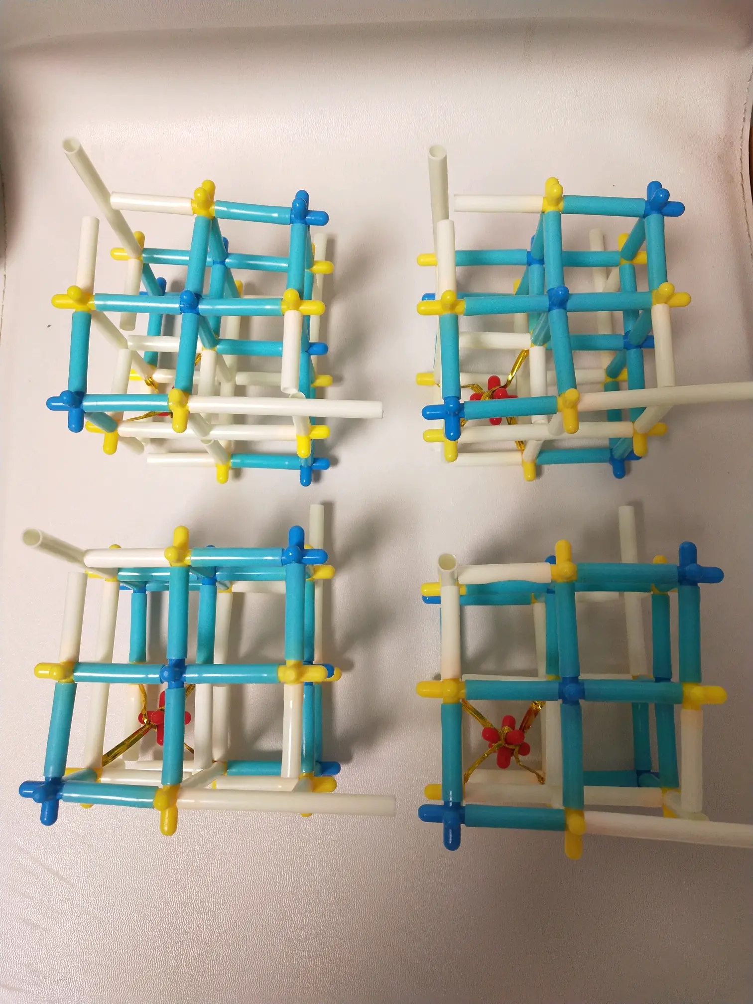 化学晶体模型自制图片