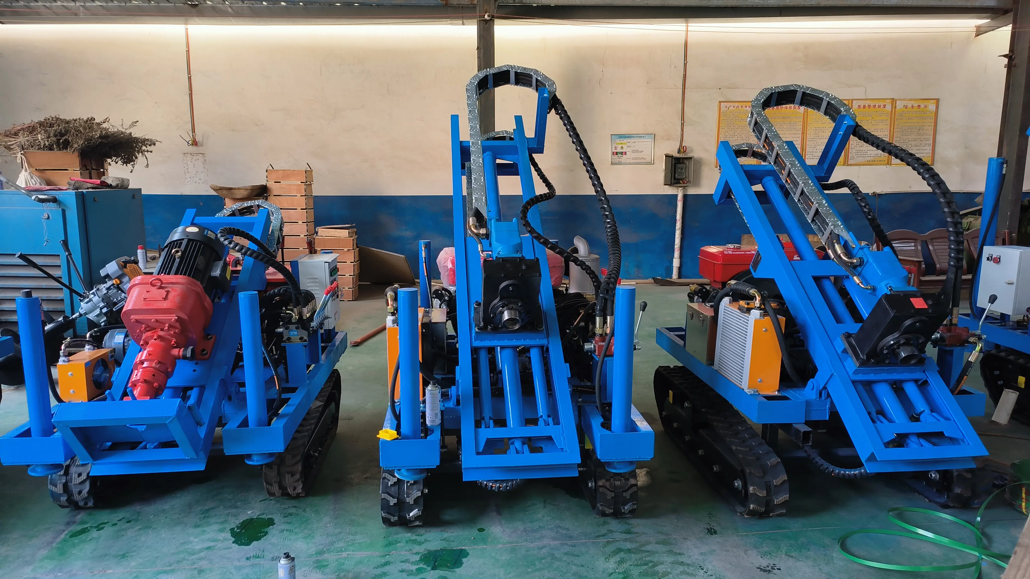 边坡支护yq履带式潜孔钻机 土质底层凿岩设备操作规程