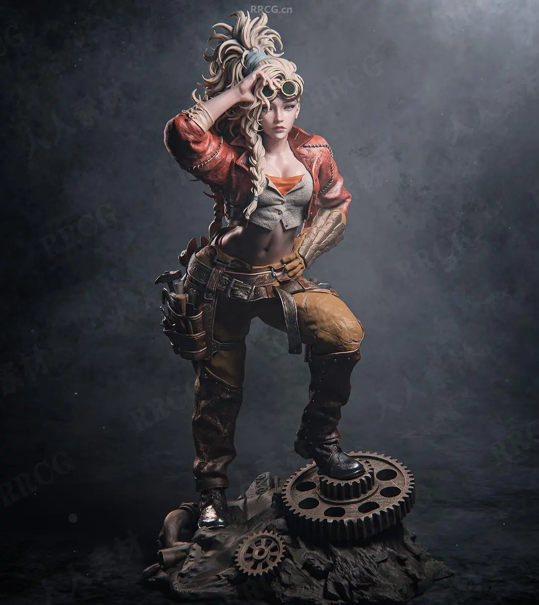 杰玛gemma《怪物猎人:荒野》游戏角色雕刻手办3d打印模型