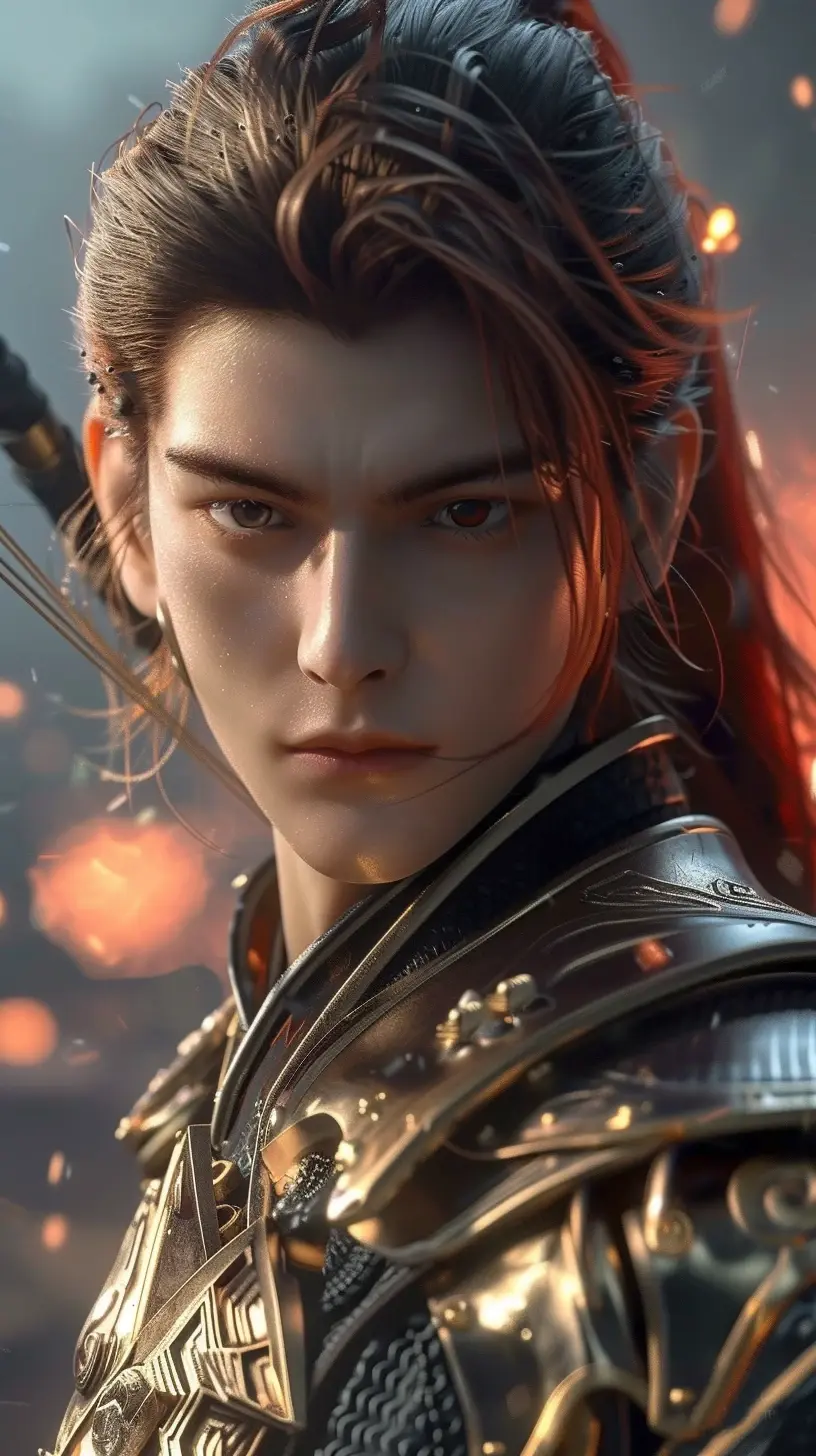 后羿丨冷酷英俊帅到爆炸#国漫男神#绝美壁纸 - 哔哩哔哩