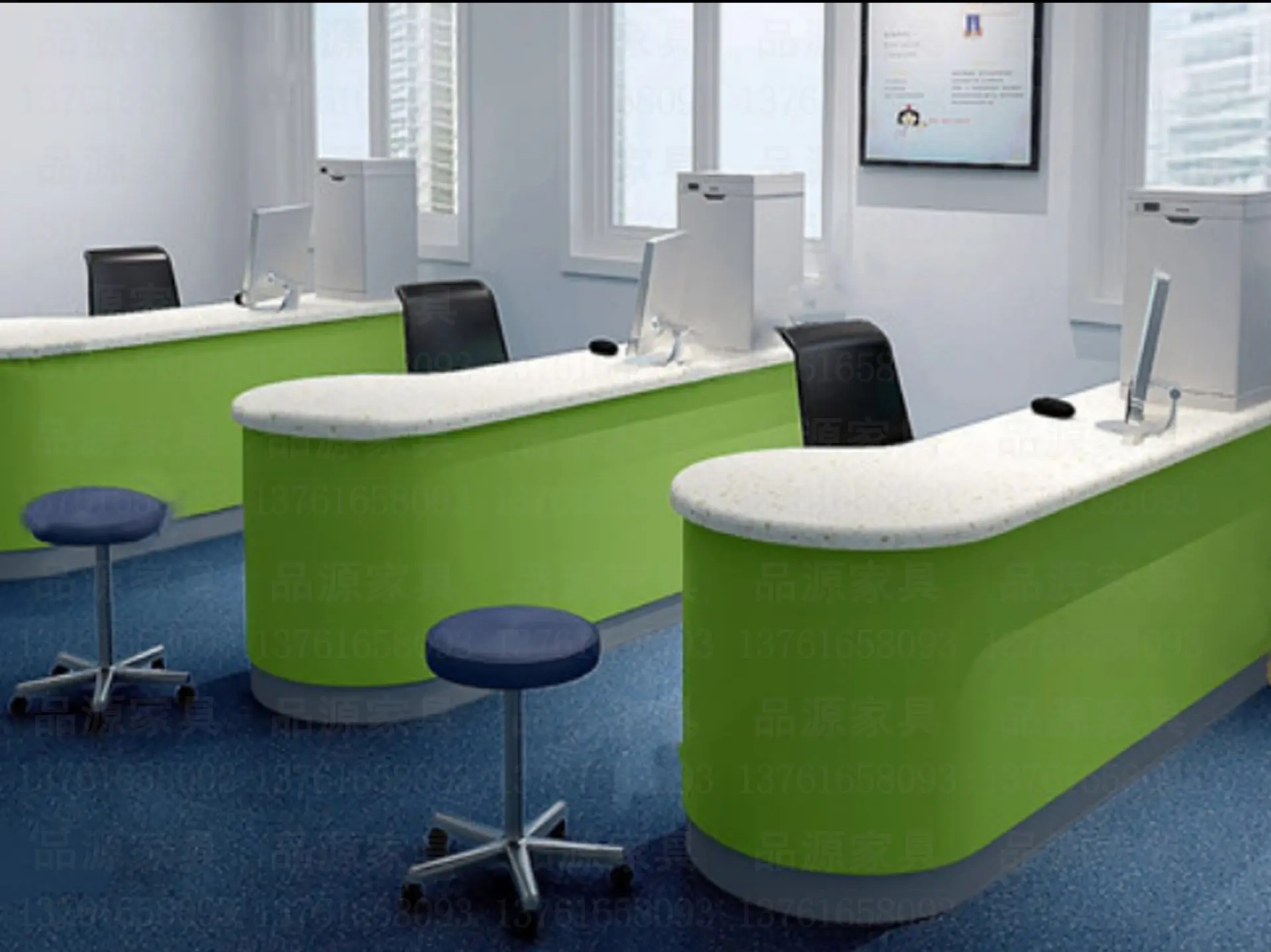 医院儿科接种室儿童接种台的这些设计细节帮你忙!