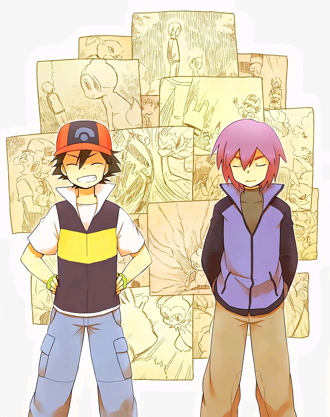 小智武藏小次郎小光明辉真司赤日帅哥小霞小刚艾莉丝小智真司小智小霞