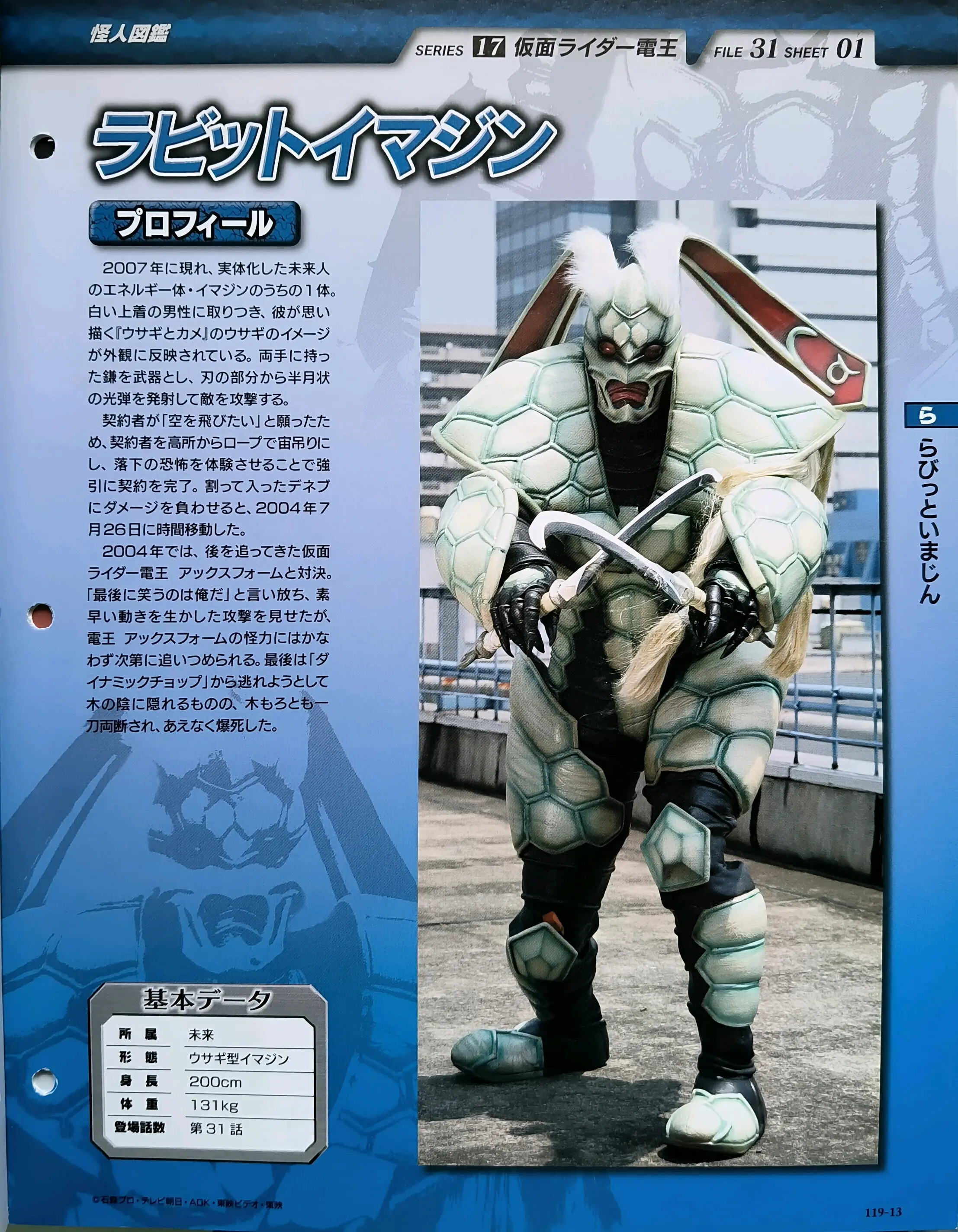 《假面骑士分享》·怪人══兔子异魔神