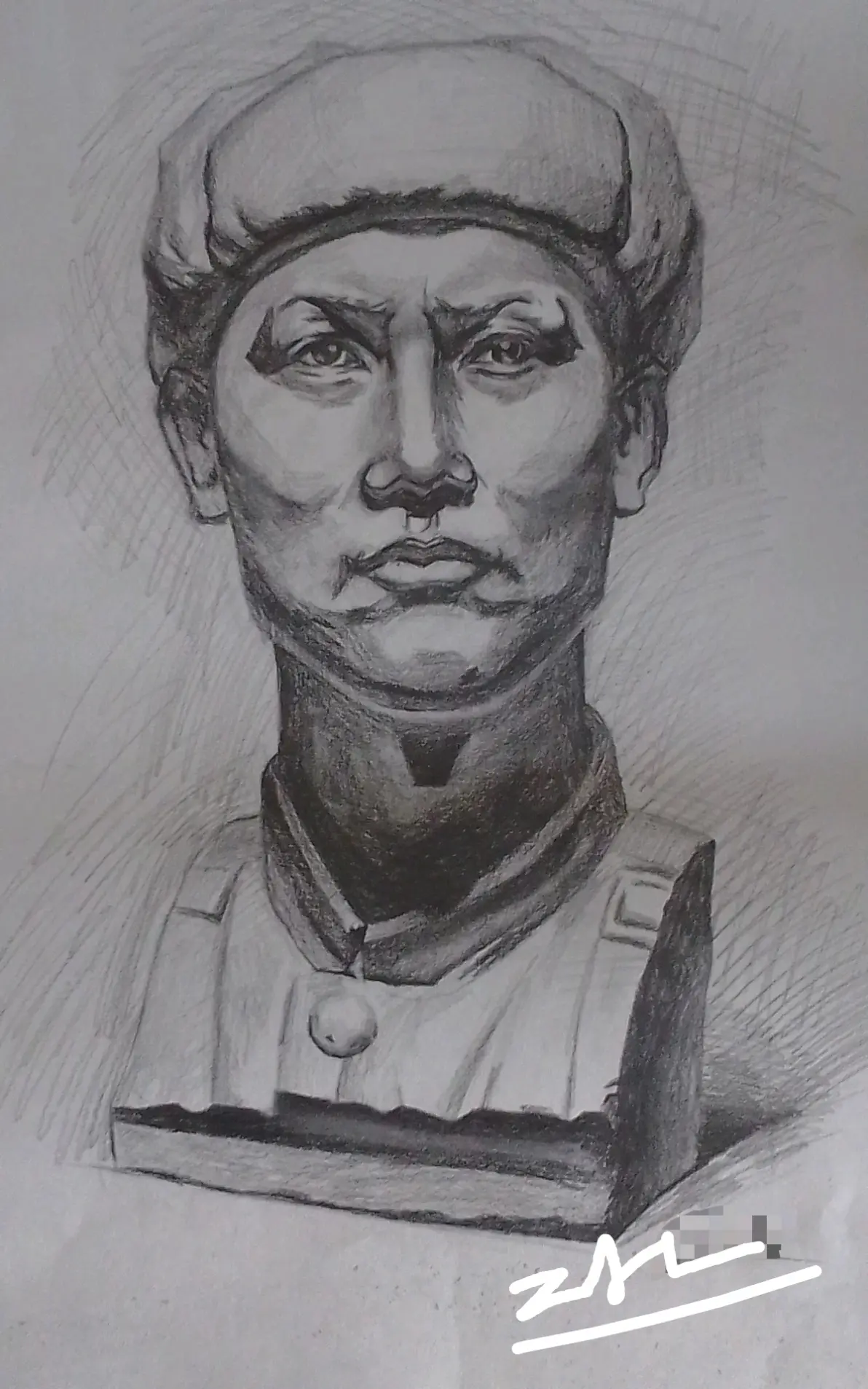 弘扬雷锋精神,书写青春华章.#素描 雷锋