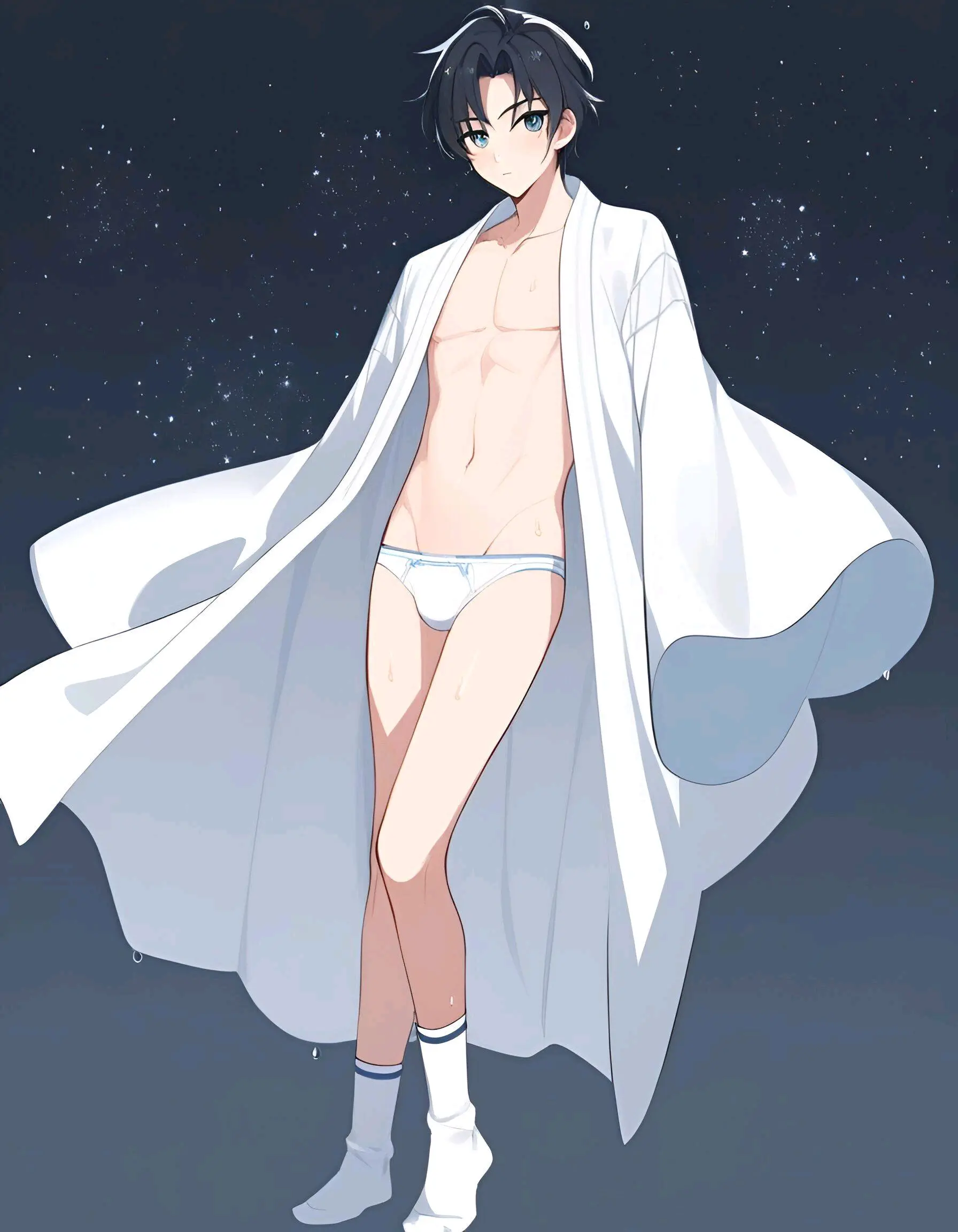 风衣短裤哥哥哥