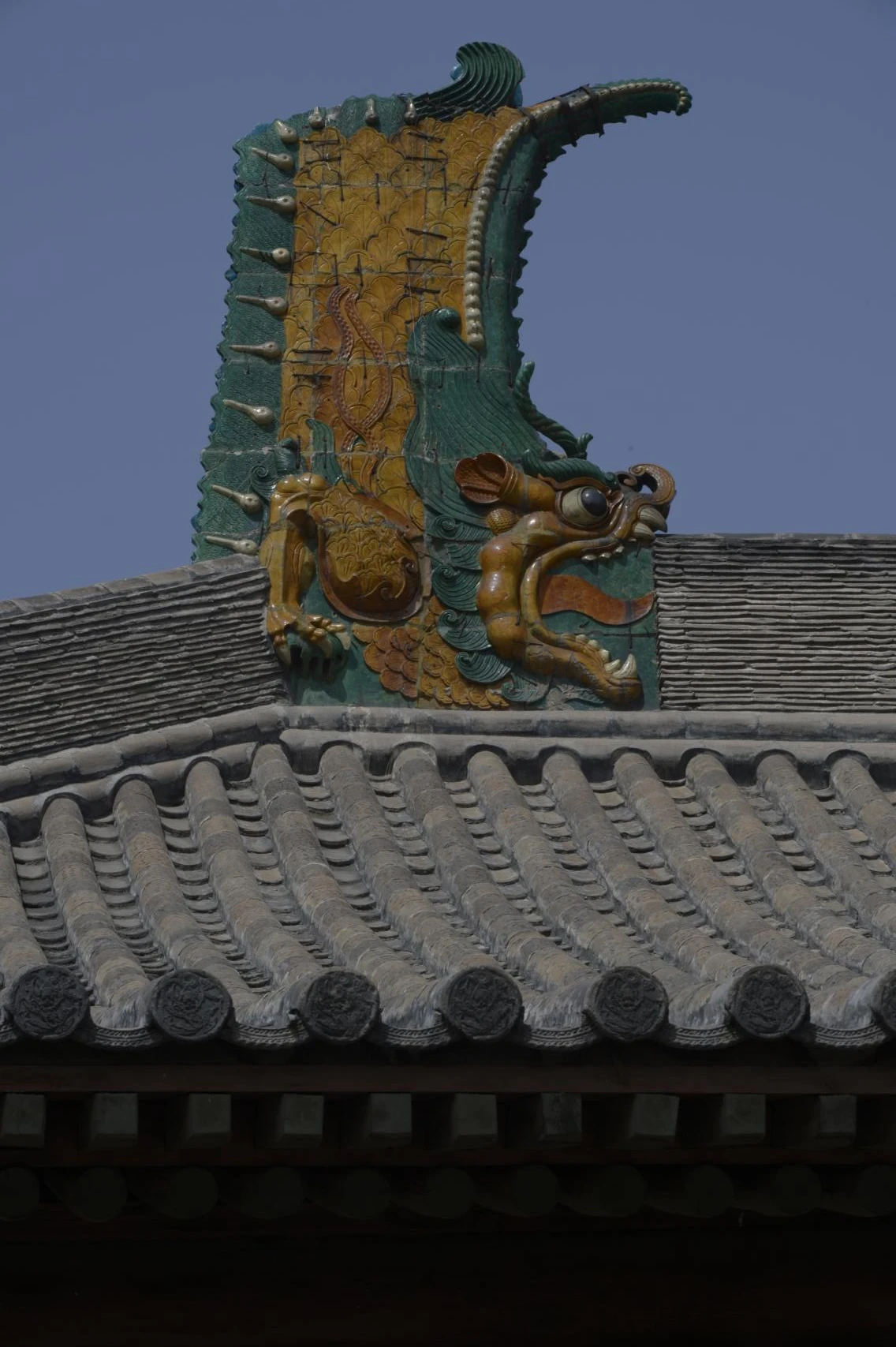 这对全国最大的鸱吻,在华严寺 - 哔哩哔哩