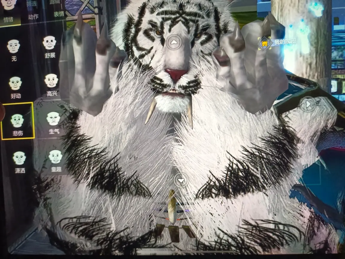 在妄想山海捏了只福瑞大老虎