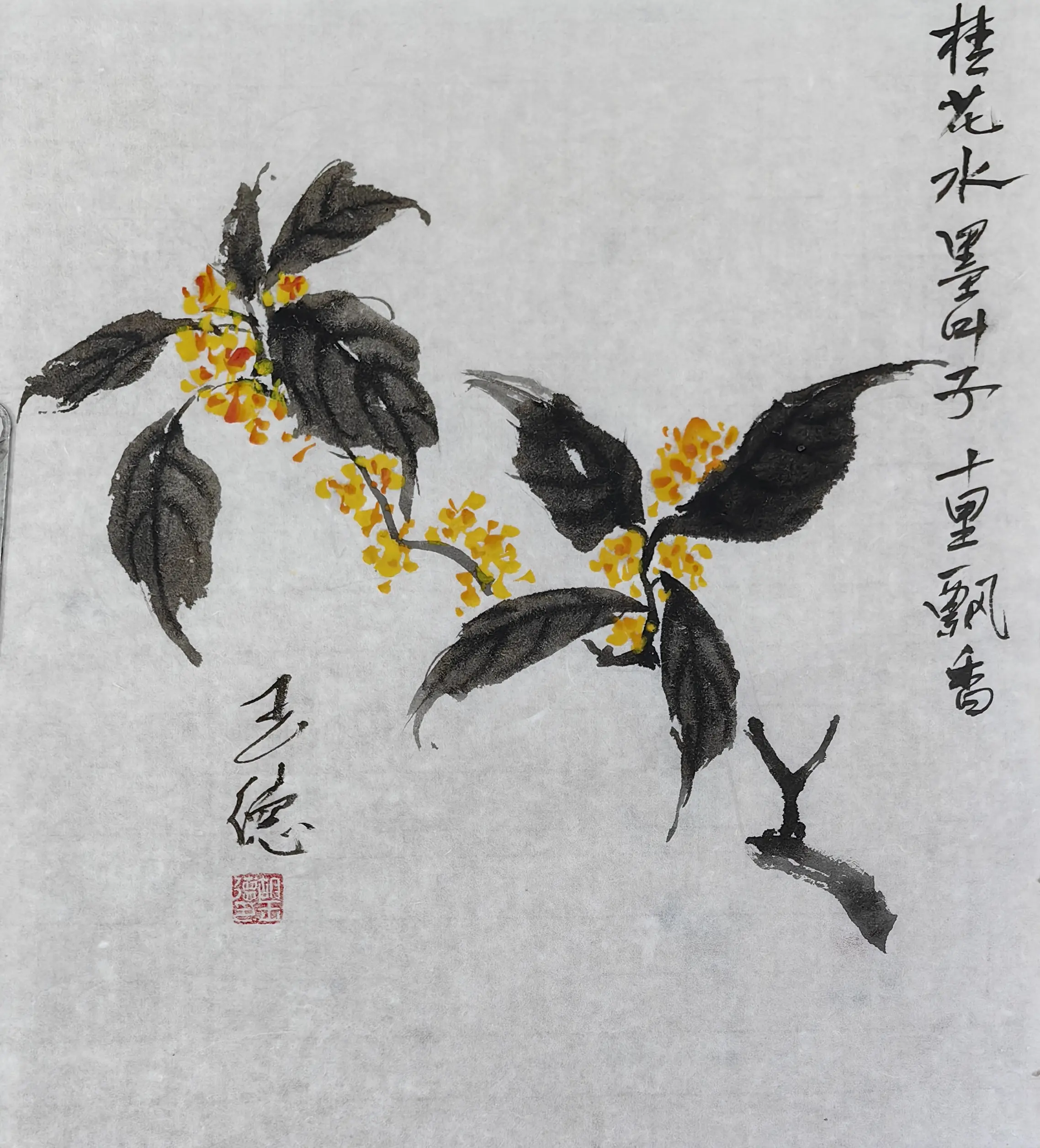 人闲桂花落,夜静春山空