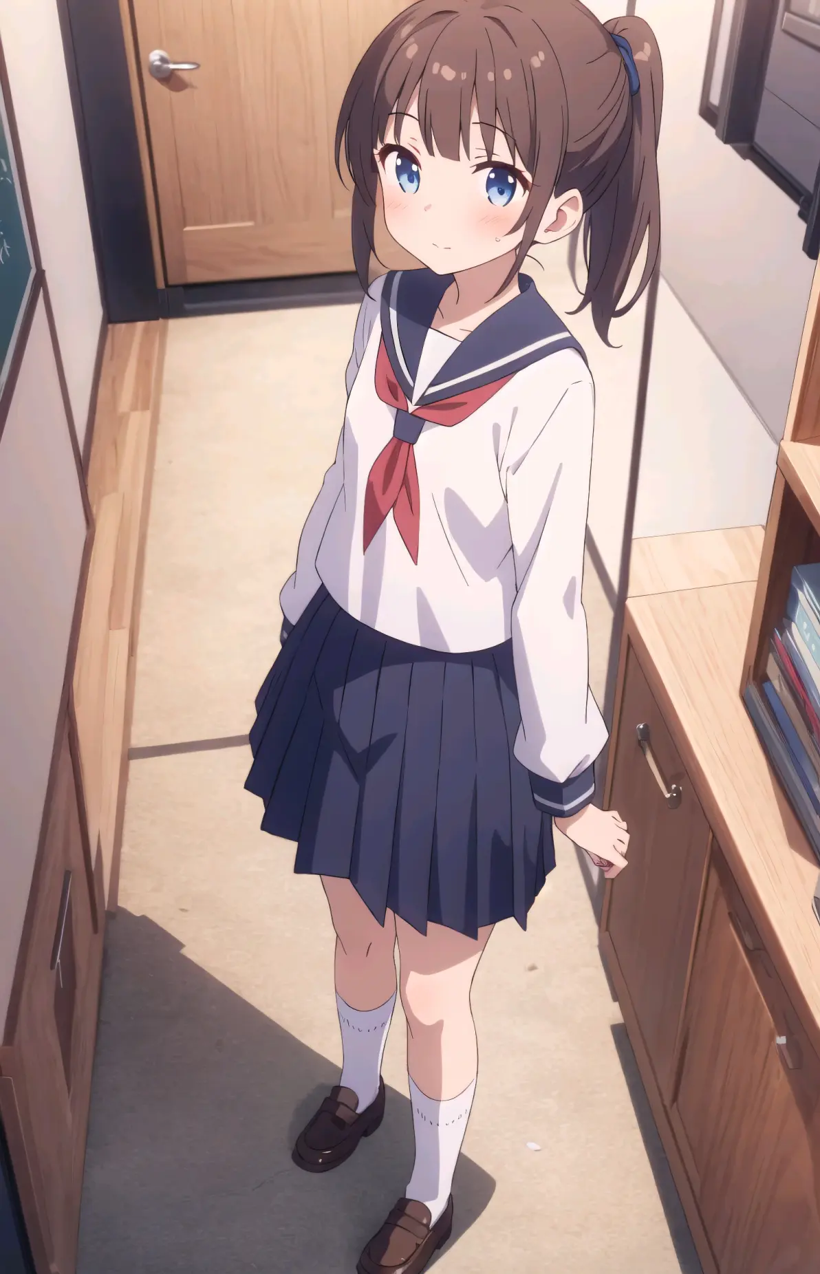 二次元壁纸 水手服jk