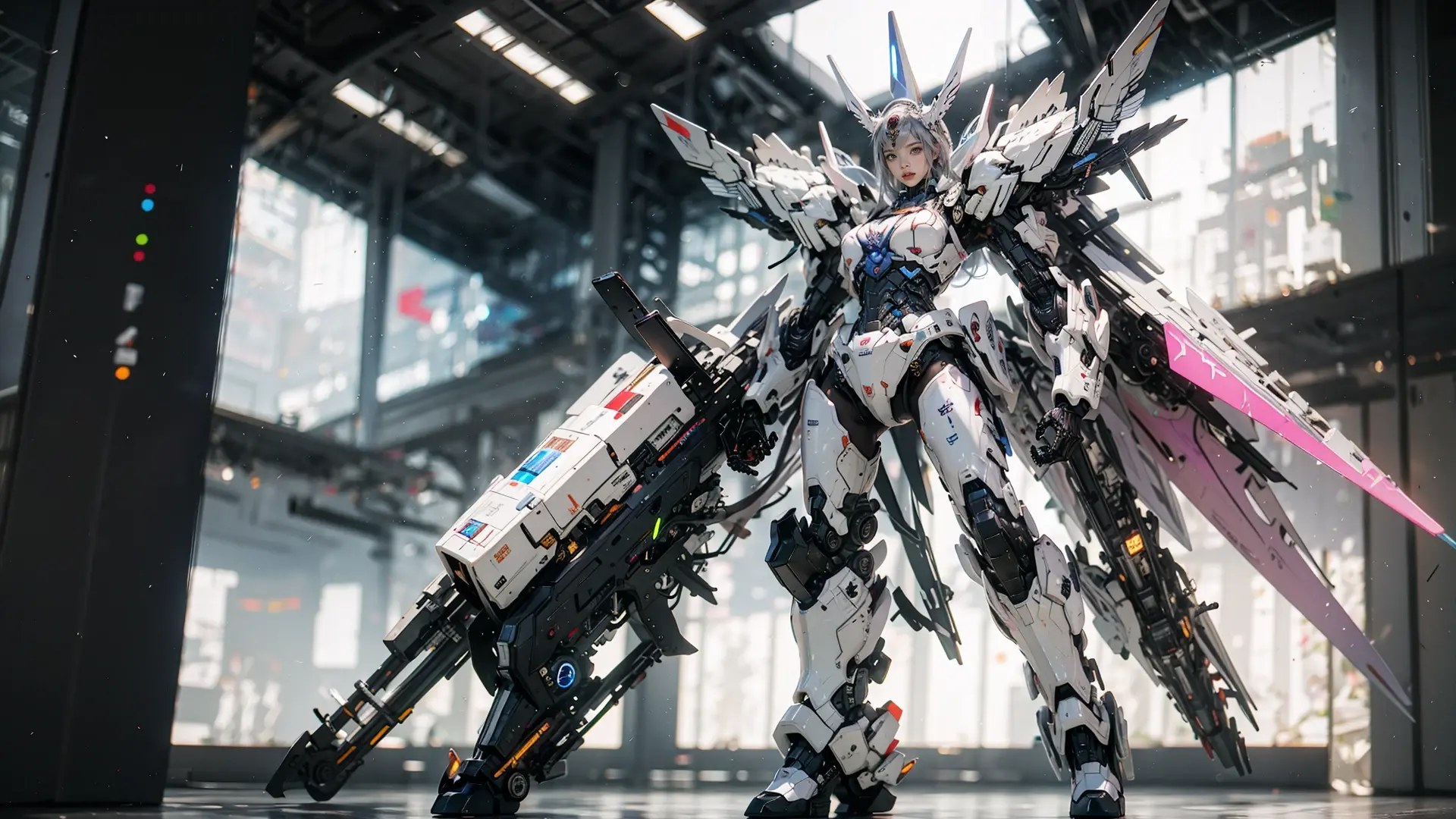 帅气的机甲!机娘