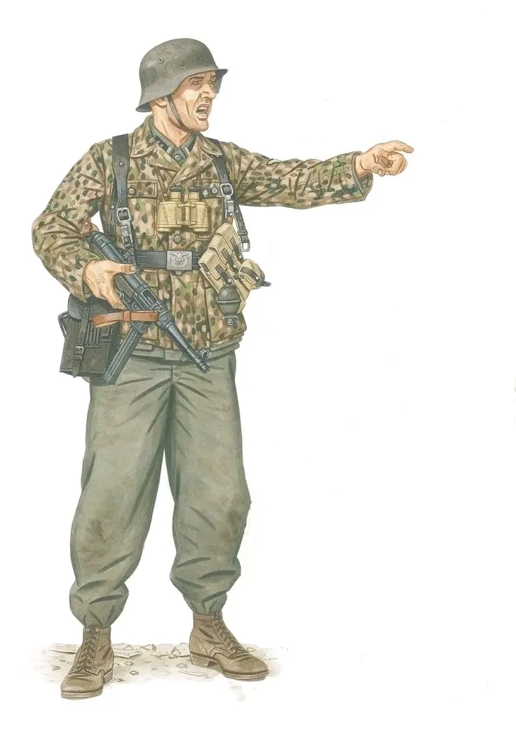 二战德军军服彩绘3