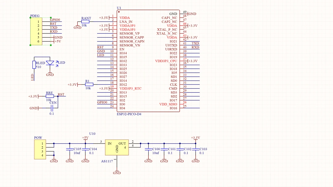ESP32最小系统板 - 哔哩哔哩