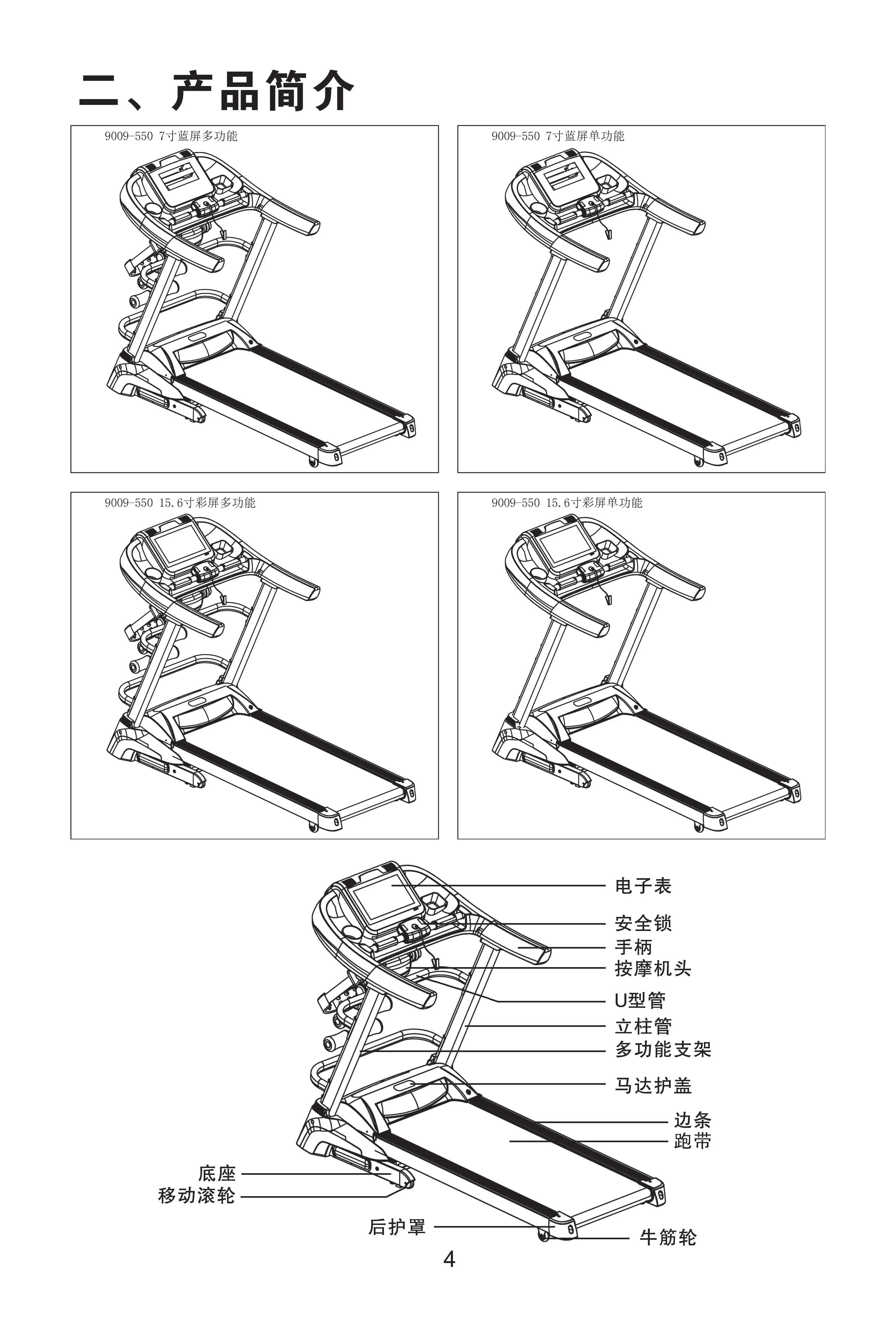 佑美跑步机说明书图片