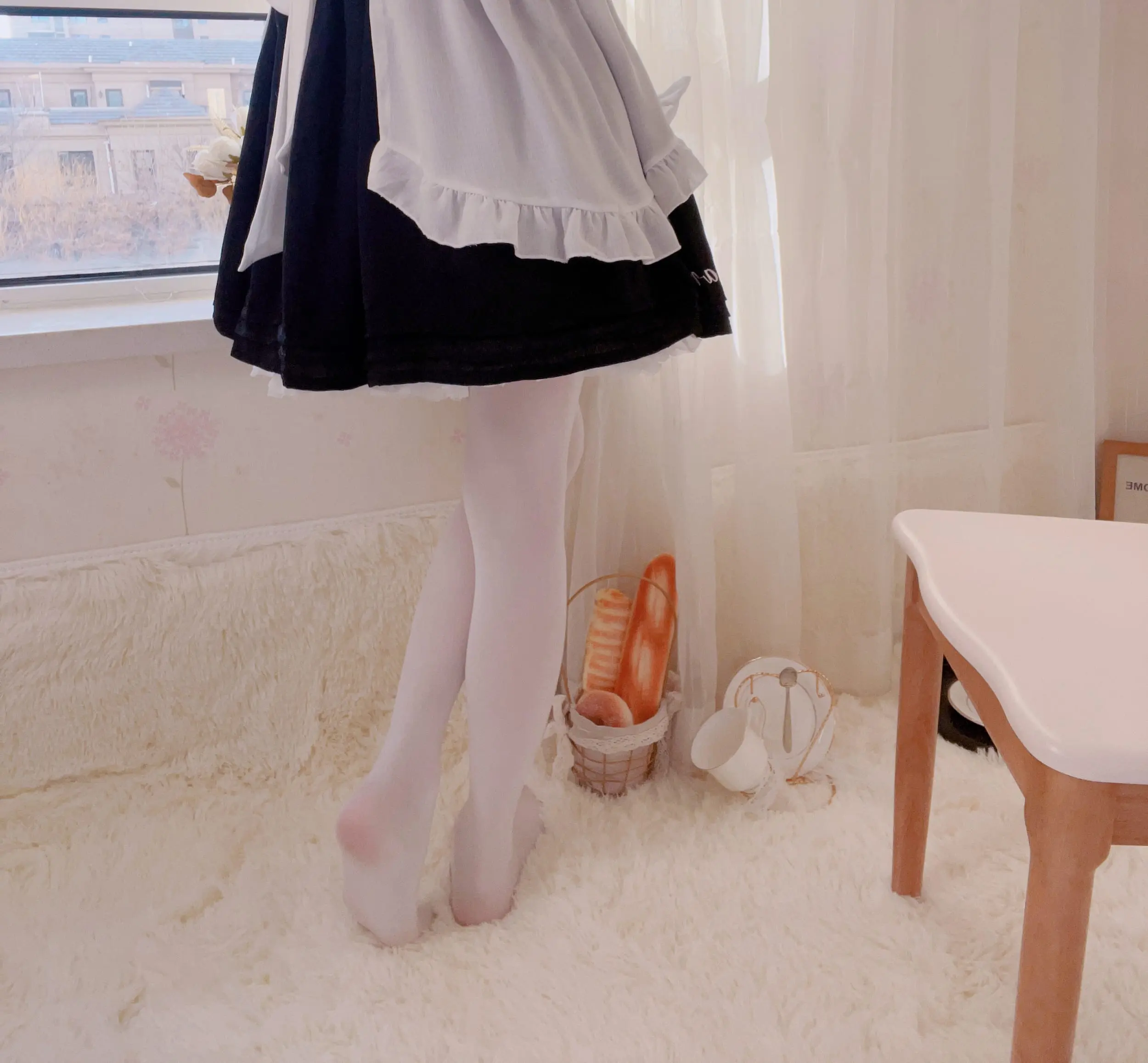 写真丨白丝奶糖酱☆ - 白丝女仆 - 哔哩哔哩