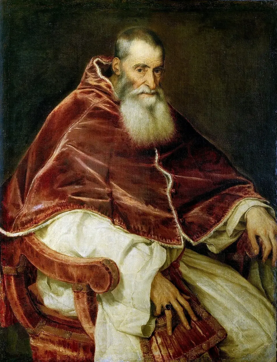 皮埃特罗·阿雷蒂诺(pietro aretino),1545年开始绘画