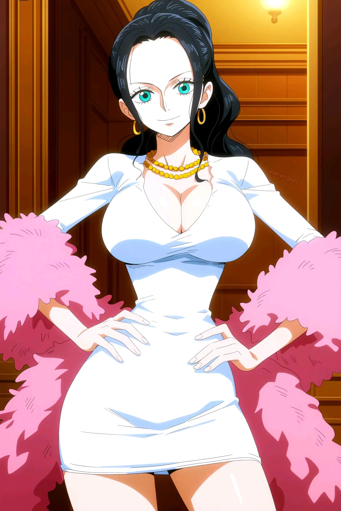 海贼王 罗宾 涩图😍