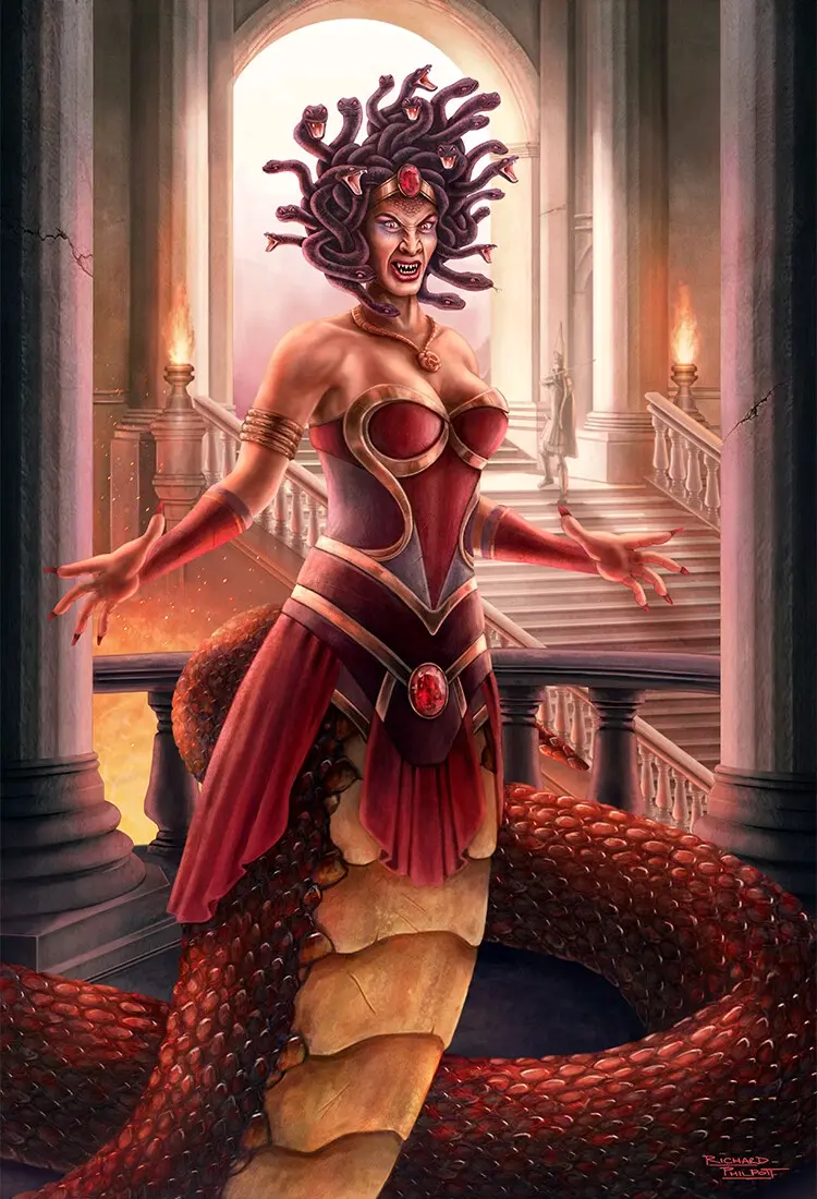 蛇发女妖美杜莎图集