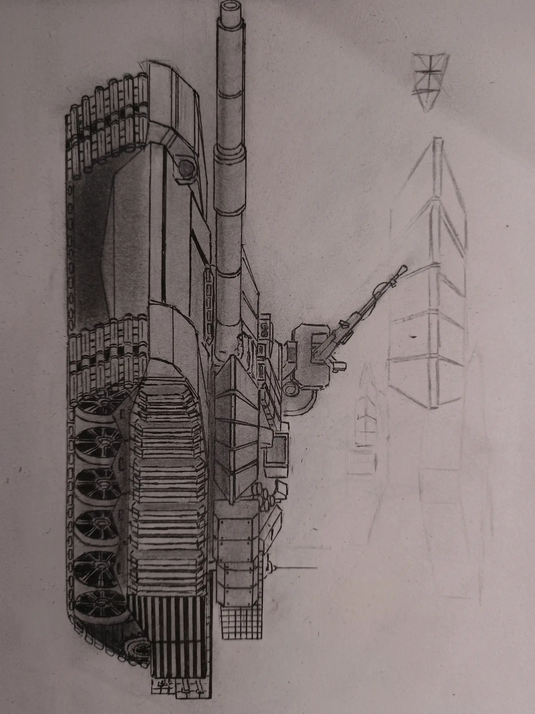 坦克怎样才能画好啊?