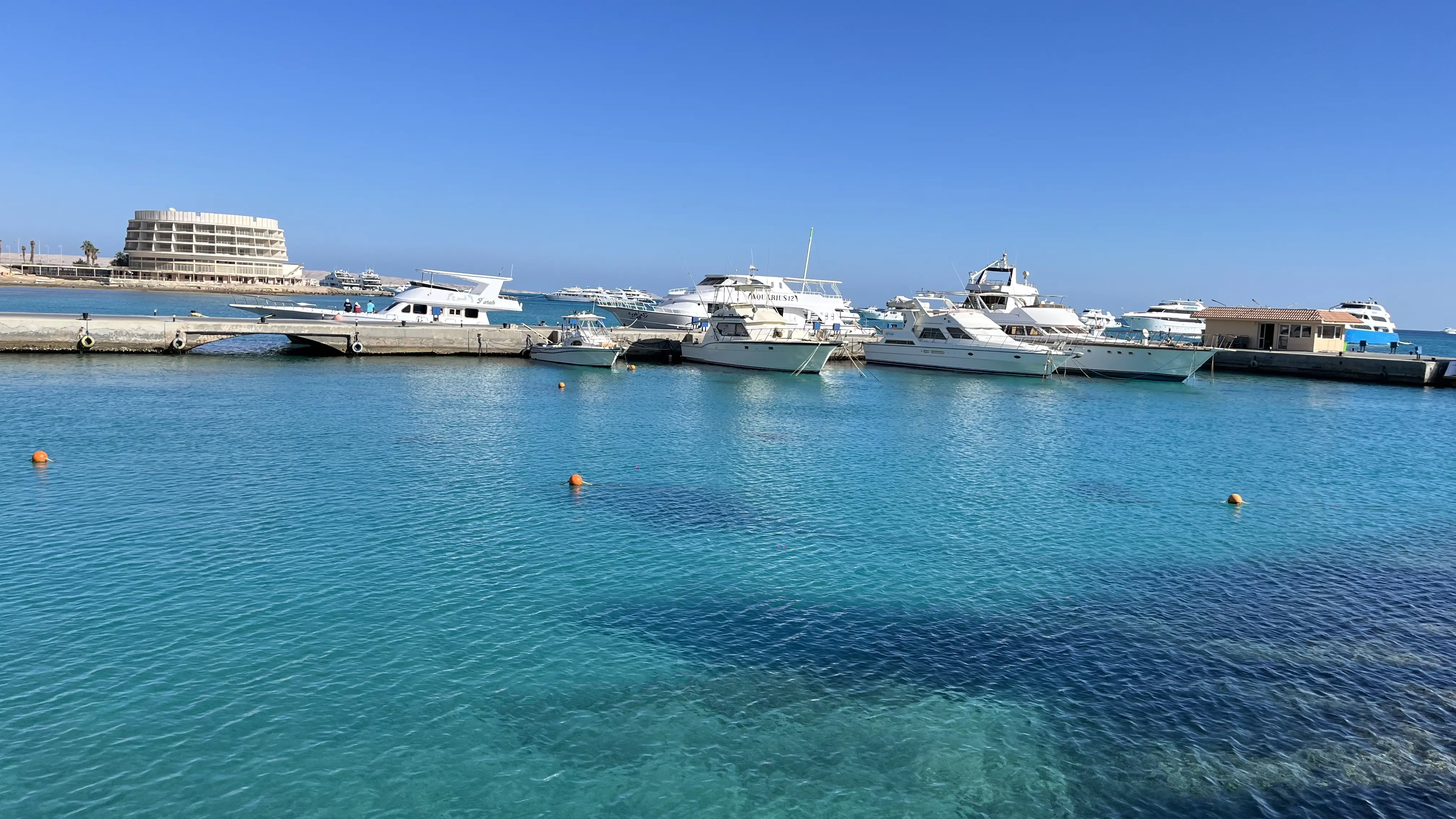 埃及旅行 红海日落,与月出