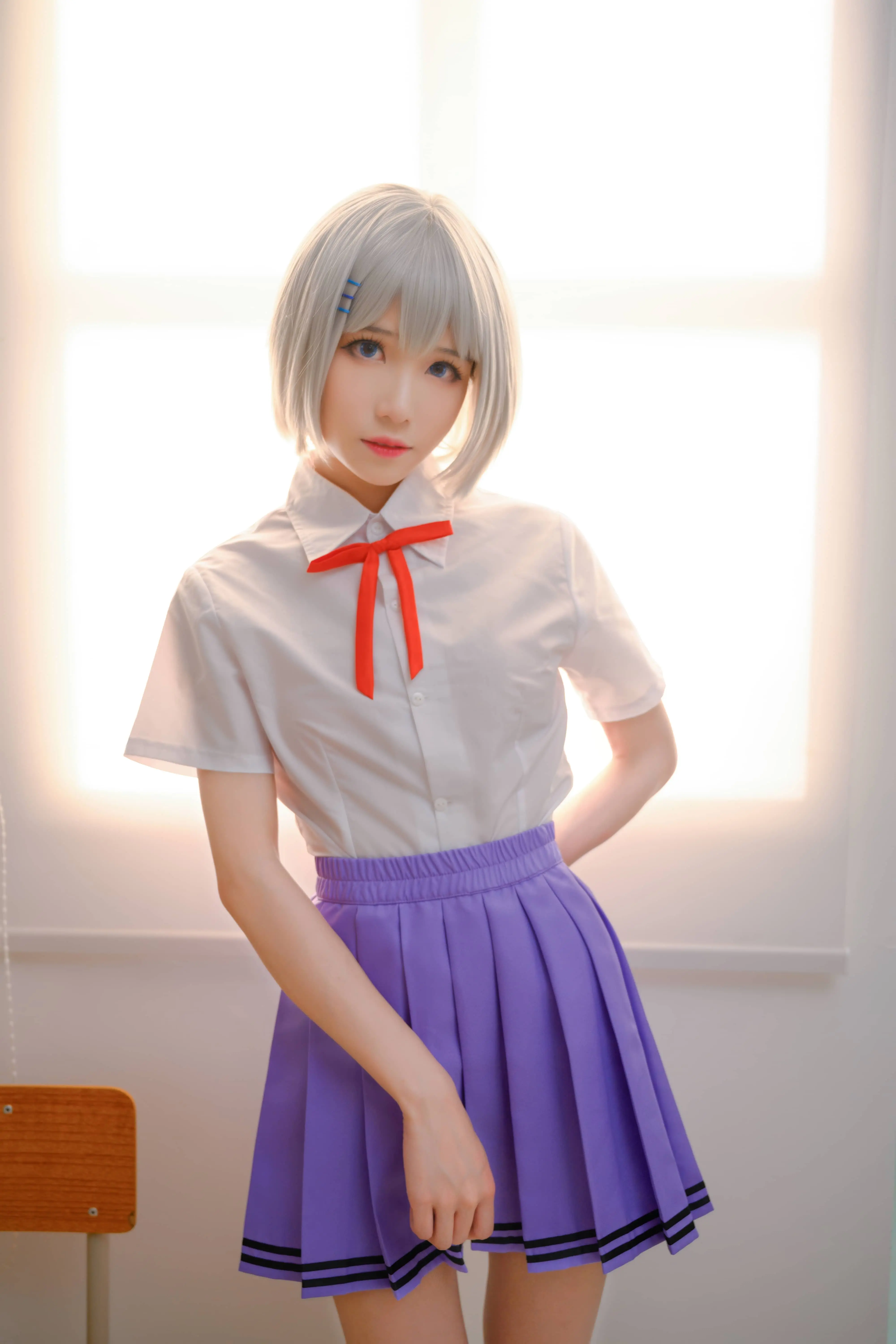 cos丨tomoyo酱 - 鸢一折纸-校服 - 哔哩哔哩