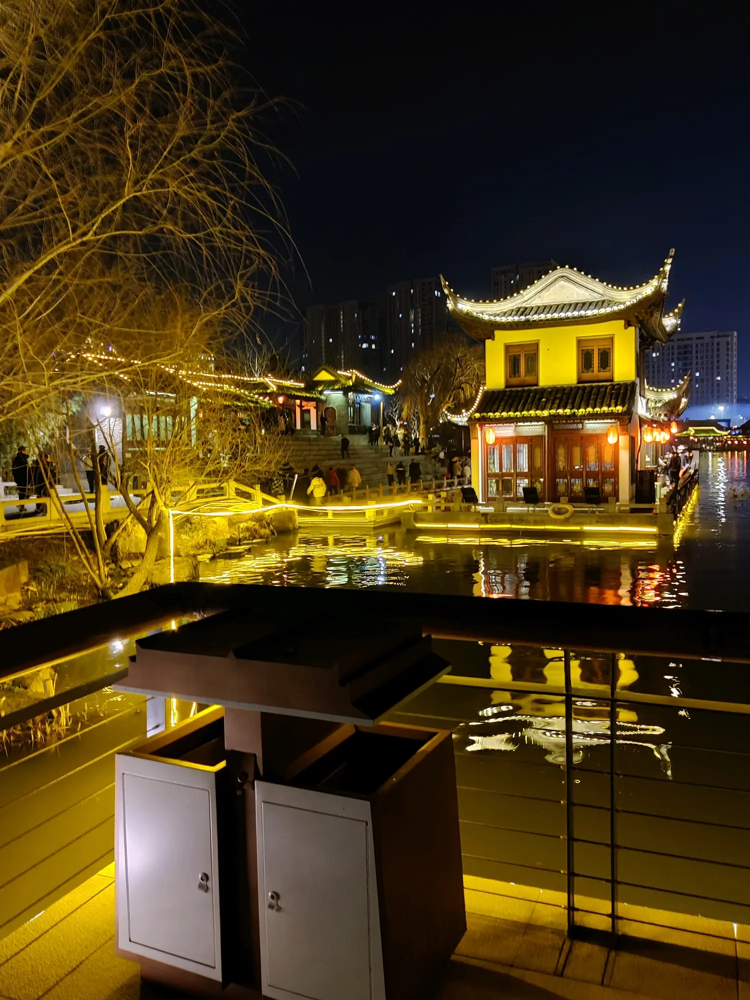 江苏泰州老街夜景