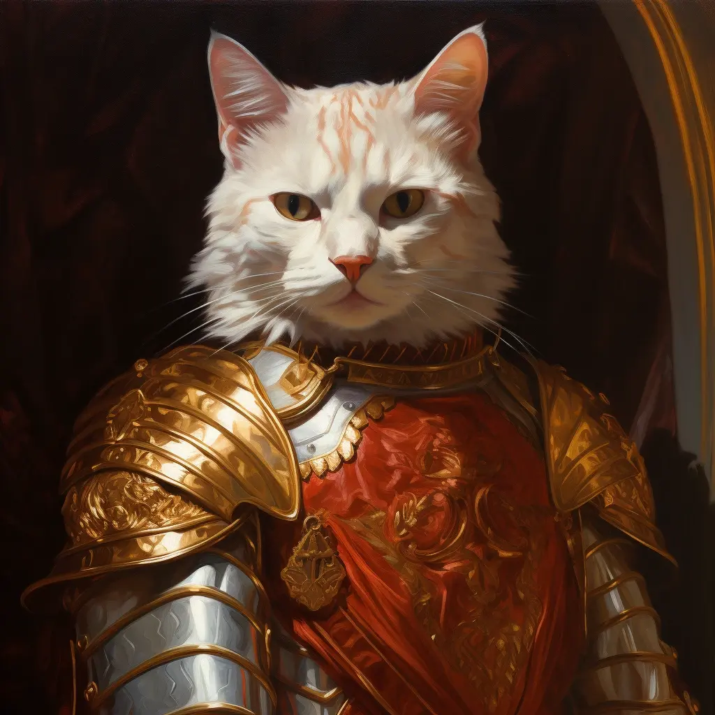 战士猫咪来了,铠甲加身!