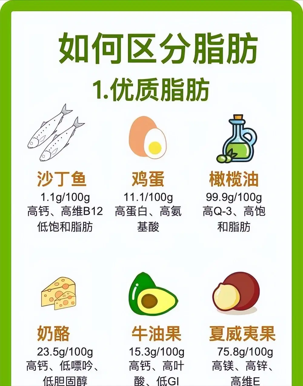 脂肪,是人体不可或缺的营养素!