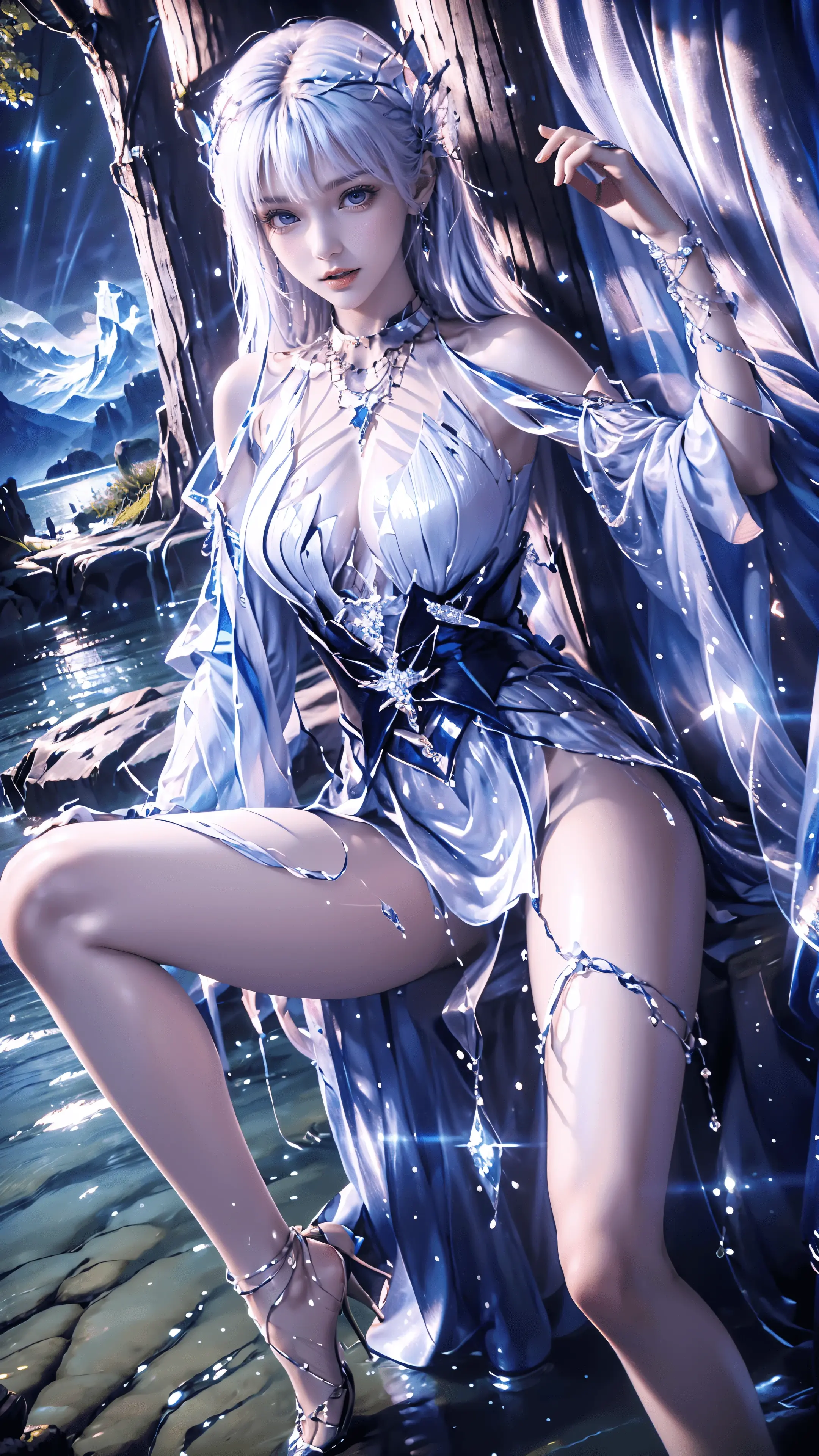 国漫神印王座圣采儿ai图集绘画二次元手机电脑高清壁纸