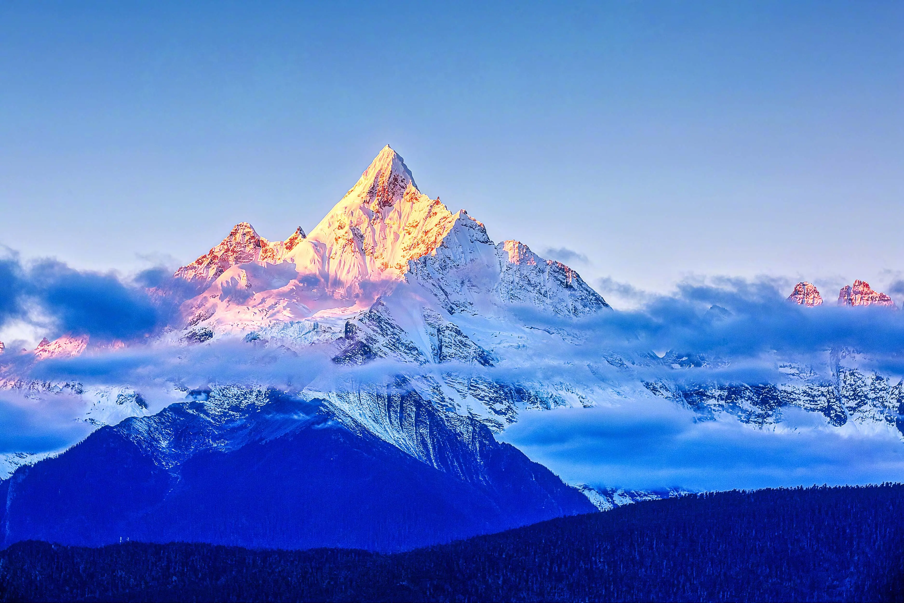 雪山风景图片图片