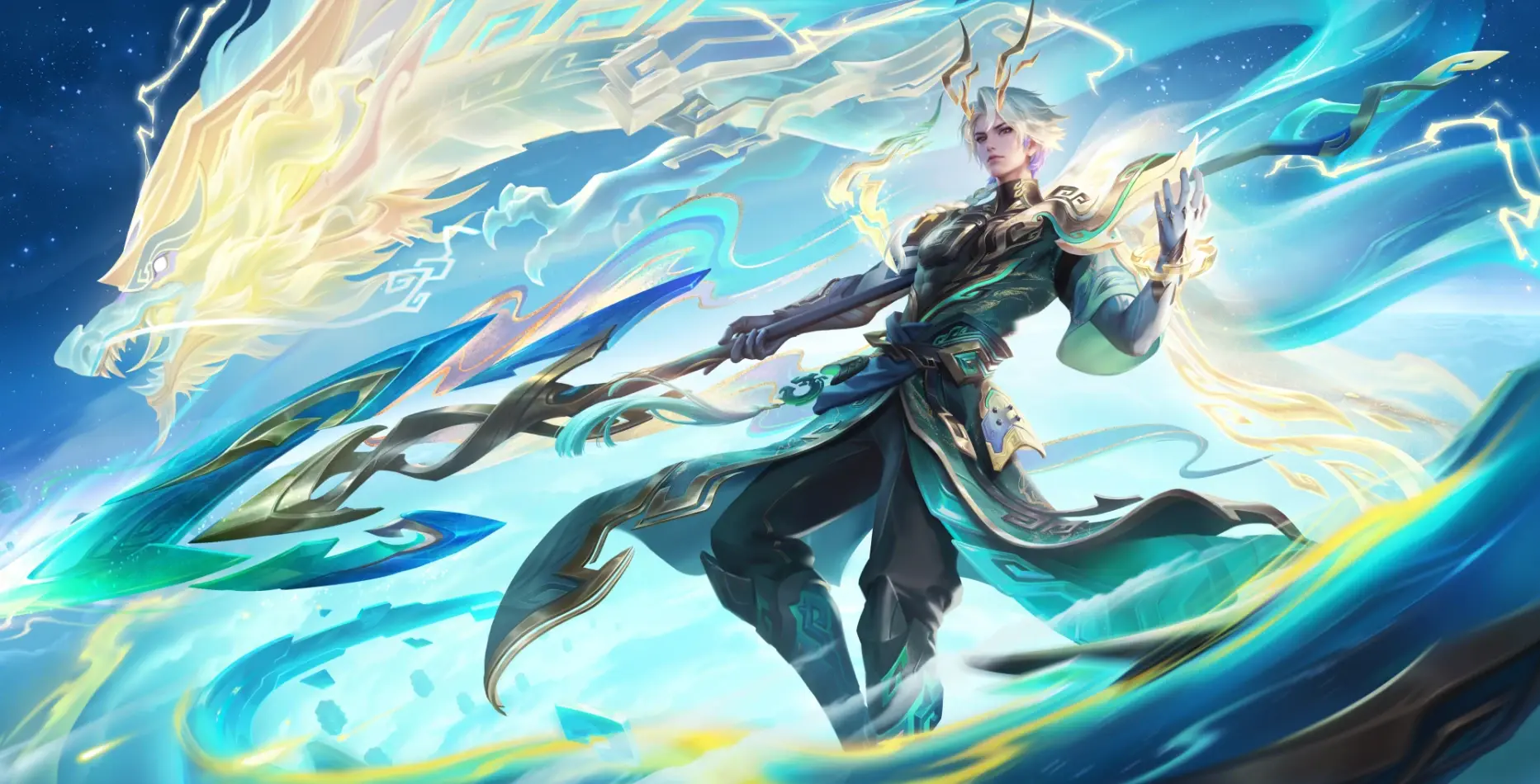 特效展示:被动切换不同档位时会有不同的形态,血量较多时会有青色火焰