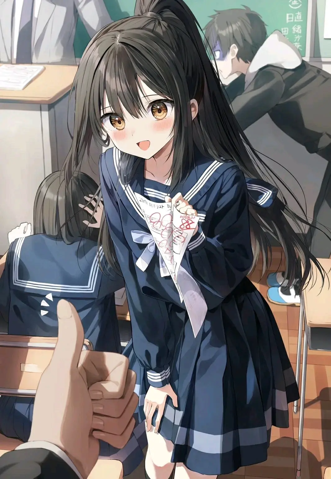 最美不过二次元jk水手服