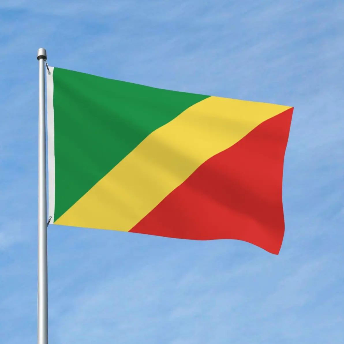 国家标志刚果布国旗