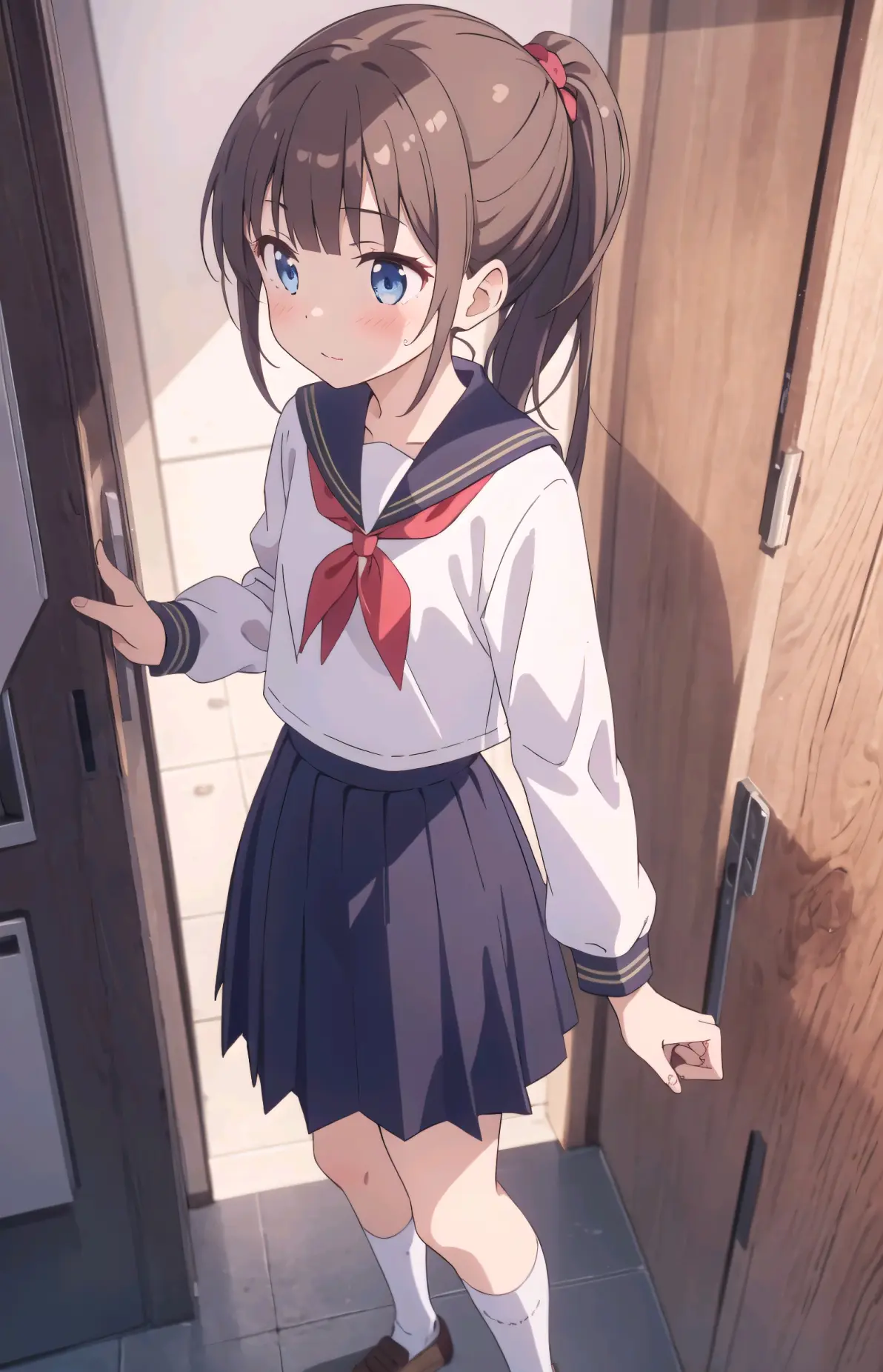 二次元壁纸 水手服jk