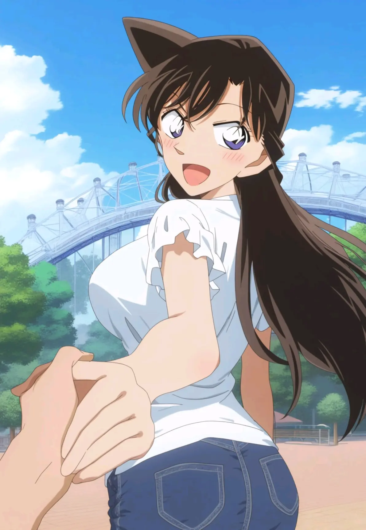 名侦探柯南毛利兰涩图