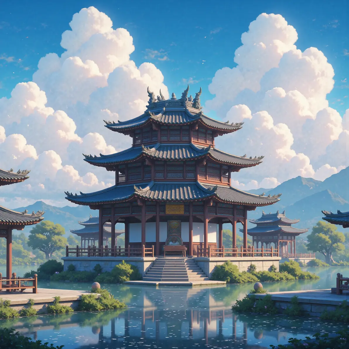 lore训练成品(动漫3d风景游戏场景)