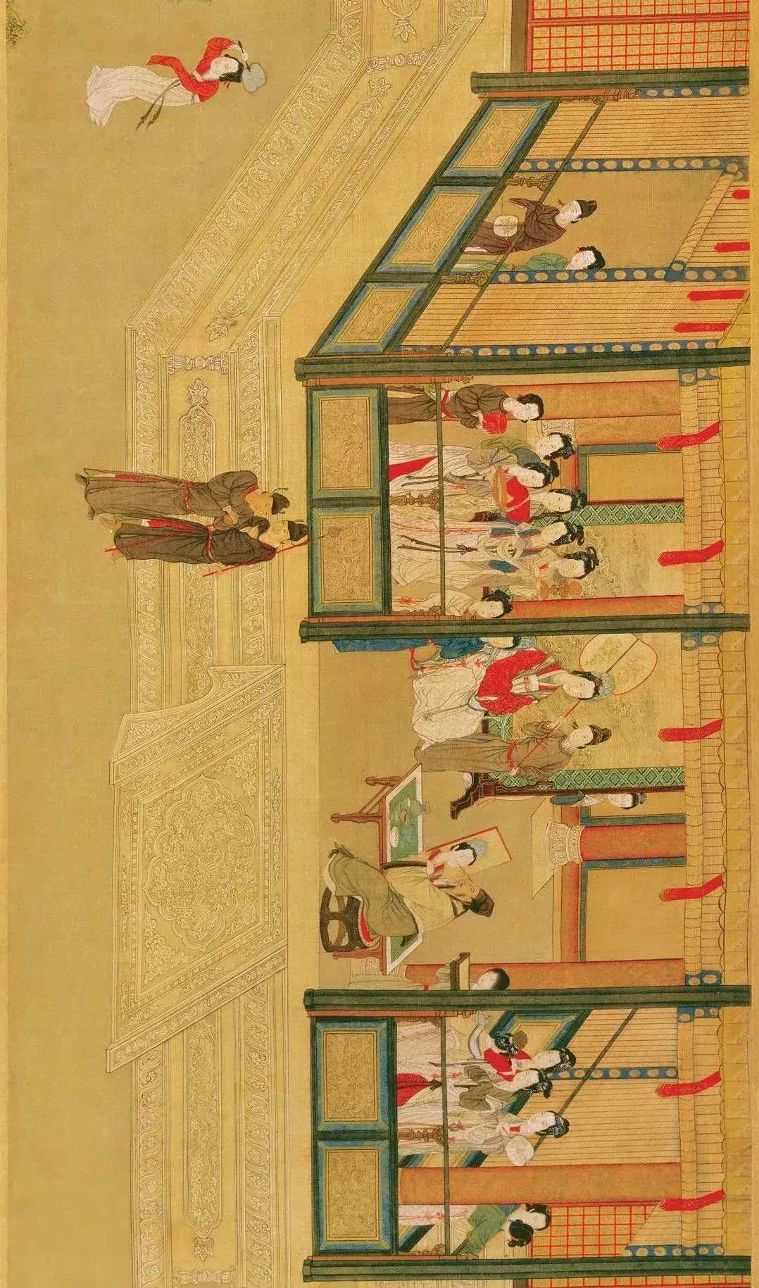 名画赏析丨仇英·汉宫春晓图(中国十大传世名画之一)